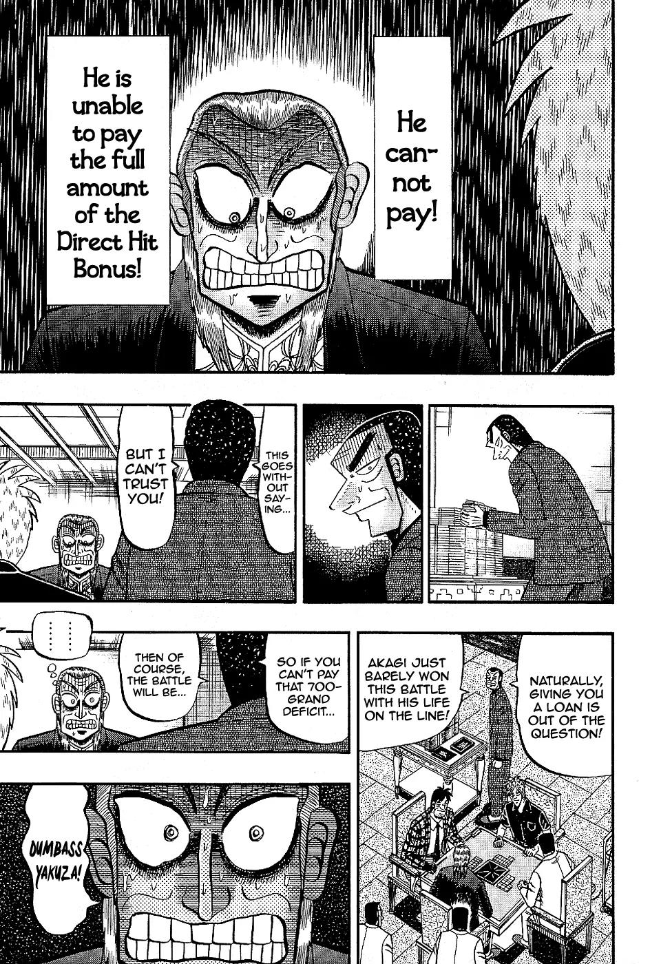 Akagi Chapter 185 page 8 - Chapter 185: Up in Flames