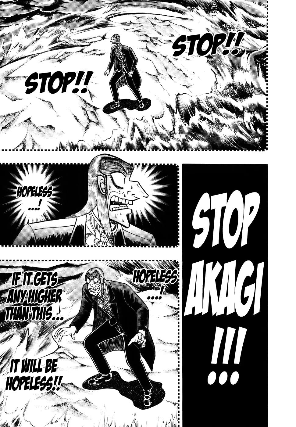 Akagi Chapter 186 page 19 - Chapter 186: Ground Level