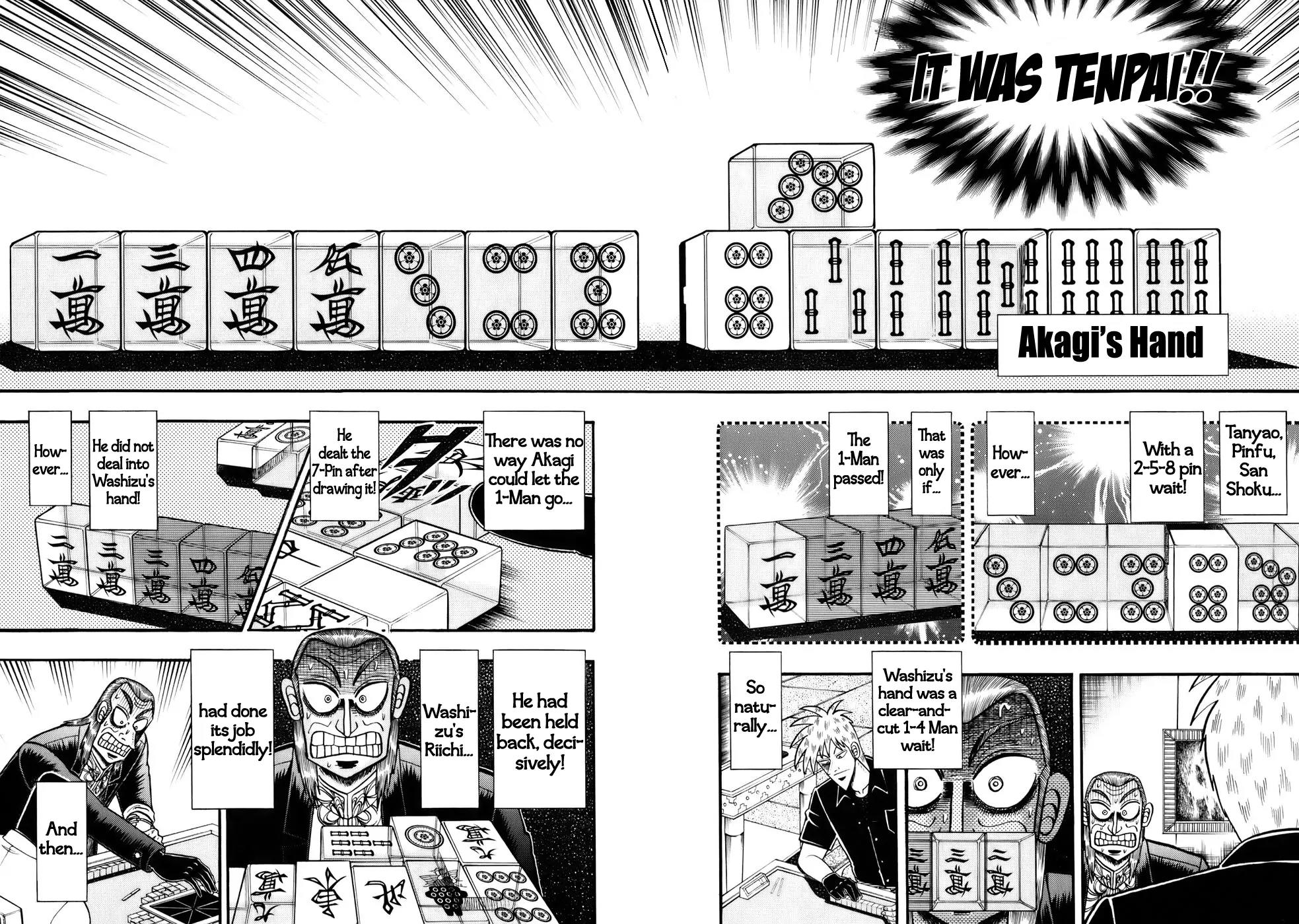 Akagi Chapter 190 page 11 - Chapter 190: Plunge