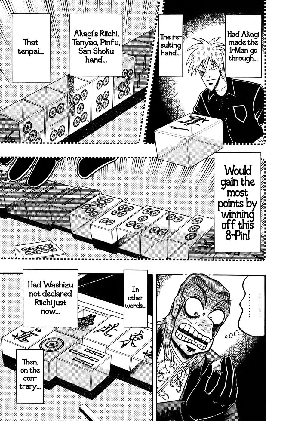 Akagi Chapter 190 page 13 - Chapter 190: Plunge