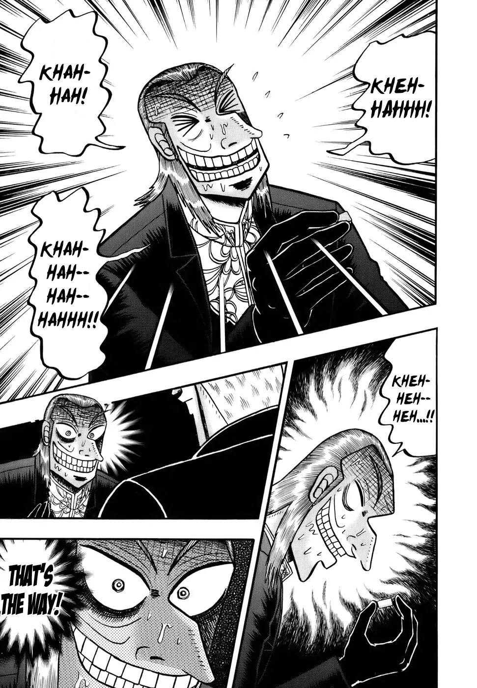 Akagi Chapter 190 page 15 - Chapter 190: Plunge
