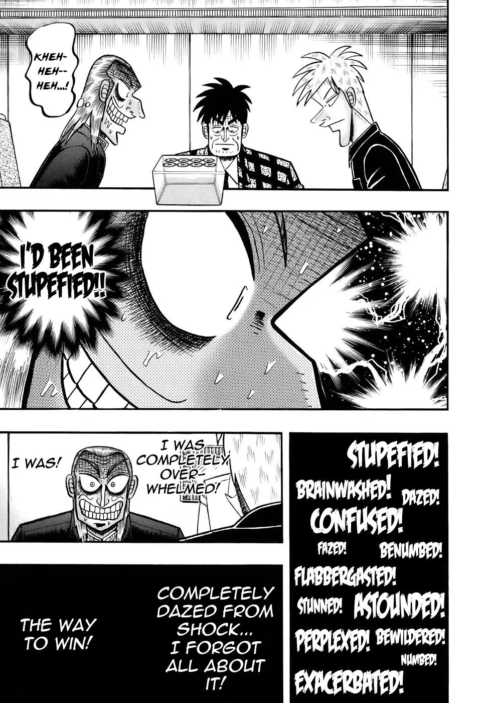 Akagi Chapter 190 page 17 - Chapter 190: Plunge