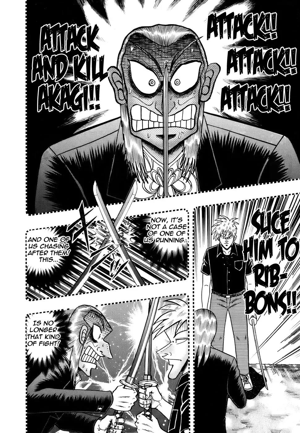 Akagi Chapter 190 page 6 - Chapter 190: Plunge