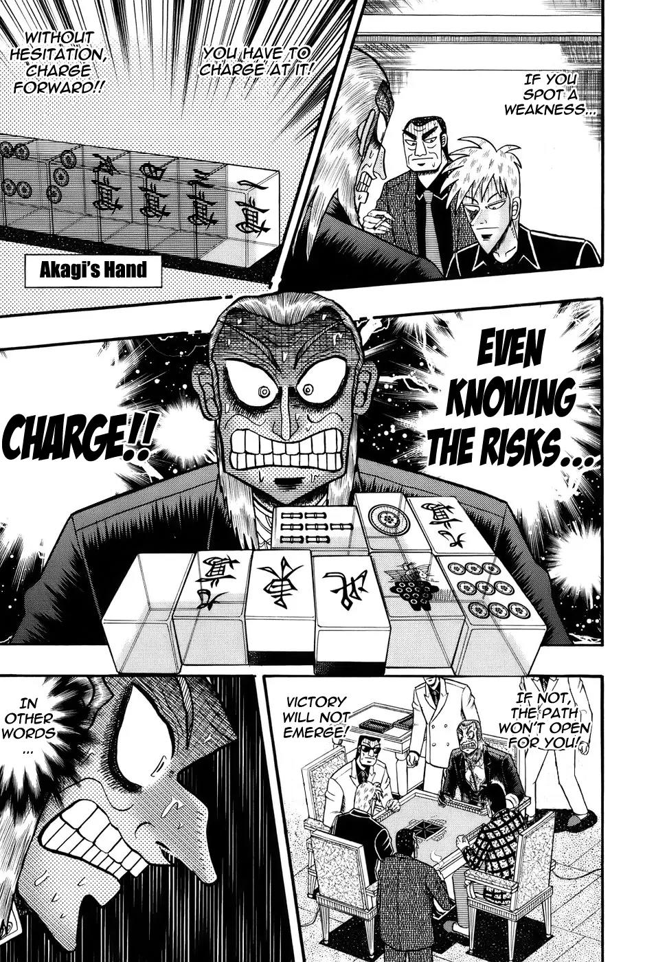 Akagi Chapter 190 page 7 - Chapter 190: Plunge