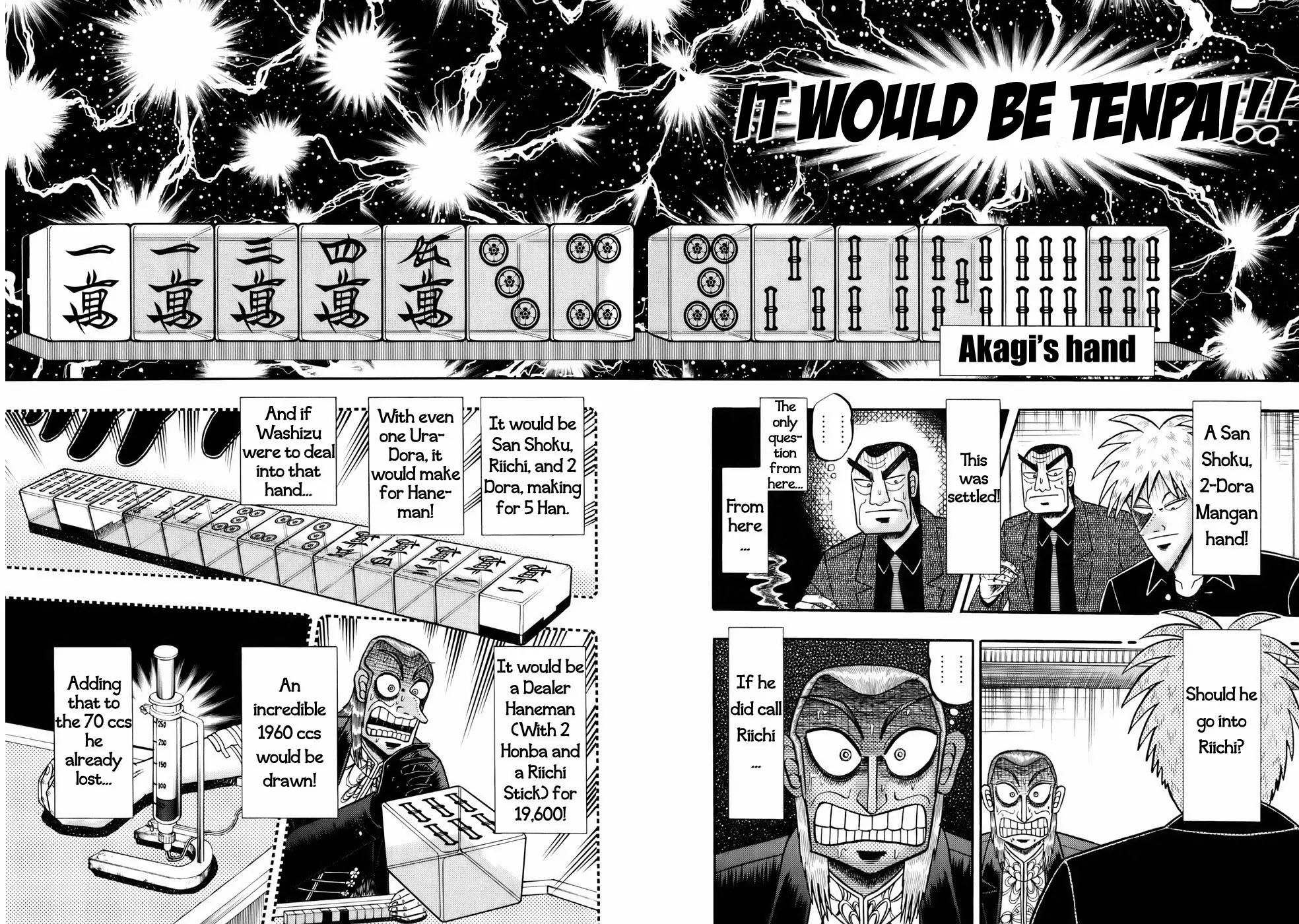 Akagi Chapter 191 page 14 - Chapter 191: Tide