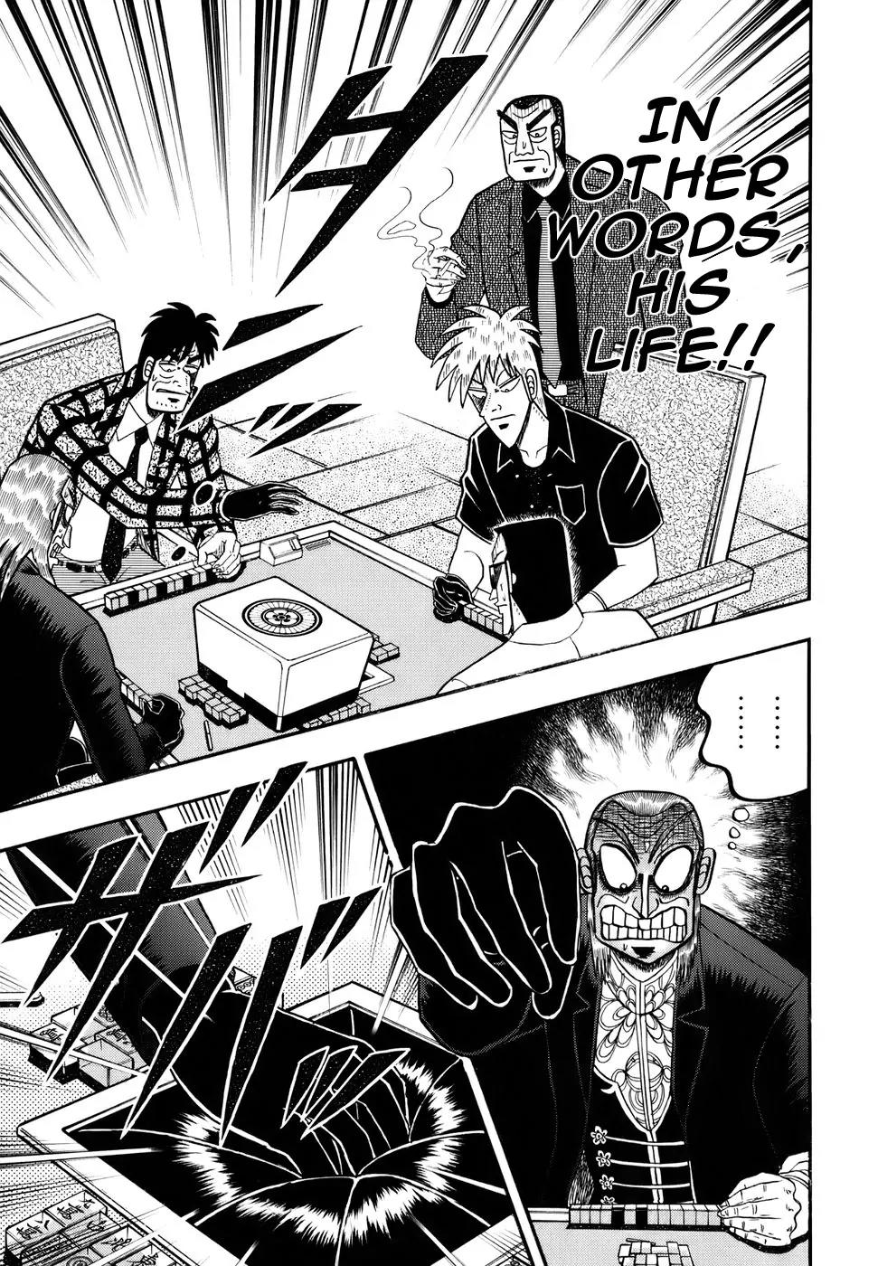 Akagi Chapter 192 page 11 - Chapter 192: Adhesiveness
