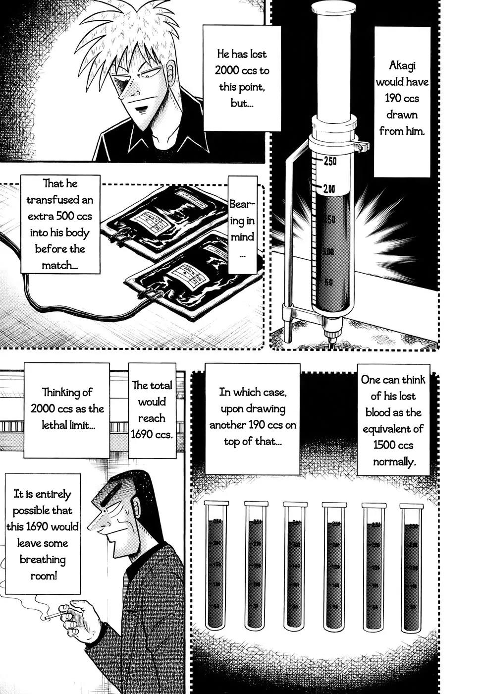 Akagi Chapter 192 page 3 - Chapter 192: Adhesiveness