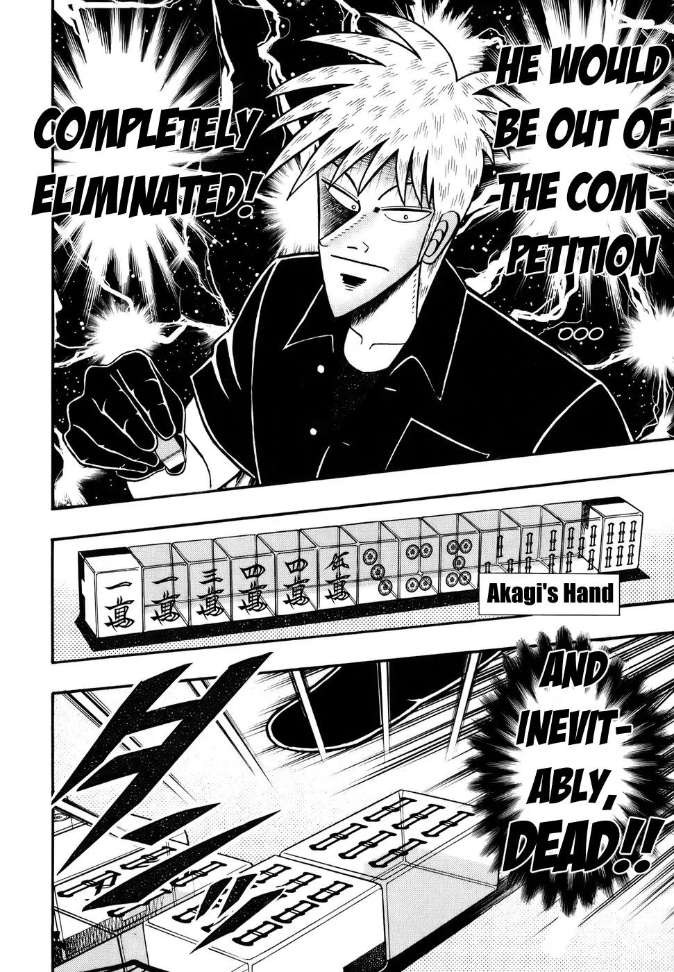Akagi Chapter 192 page 8 - Chapter 192: Adhesiveness