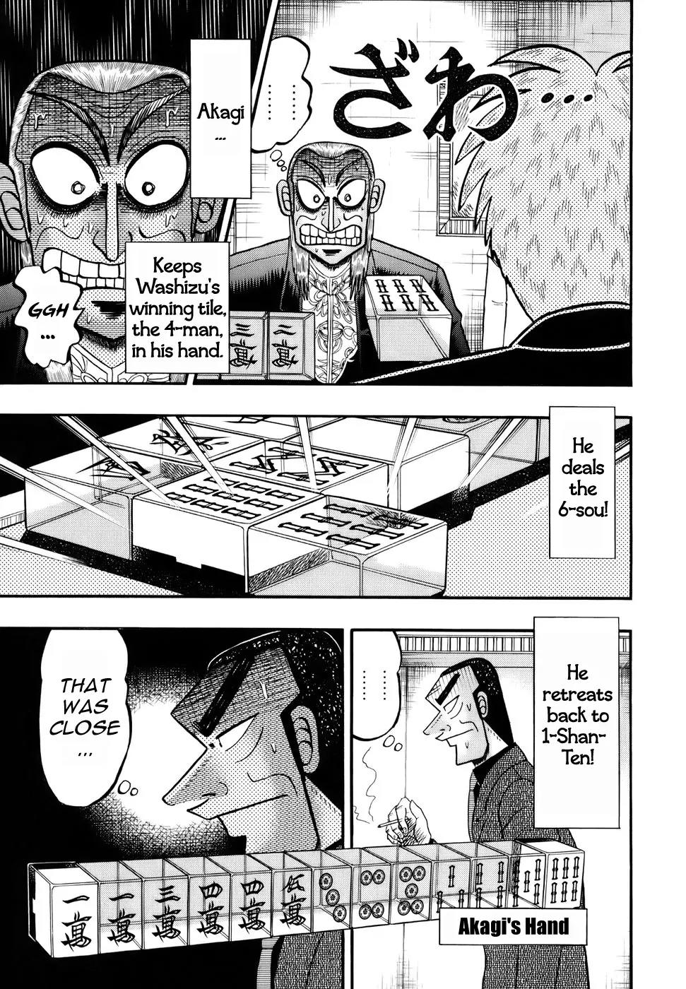 Akagi Chapter 192 page 9 - Chapter 192: Adhesiveness