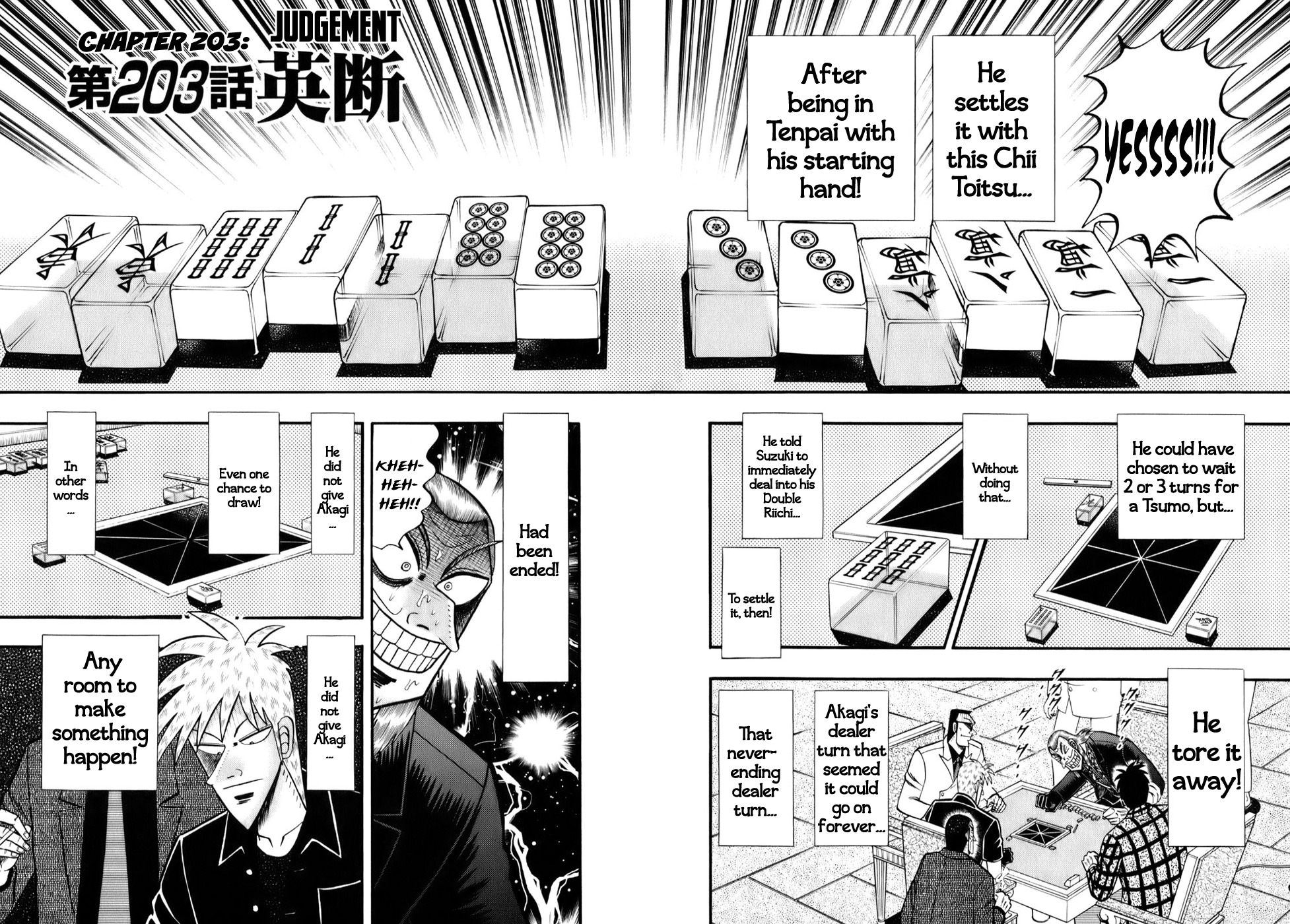 Akagi Chapter 203 page 2 - Chapter 203 : Judgement