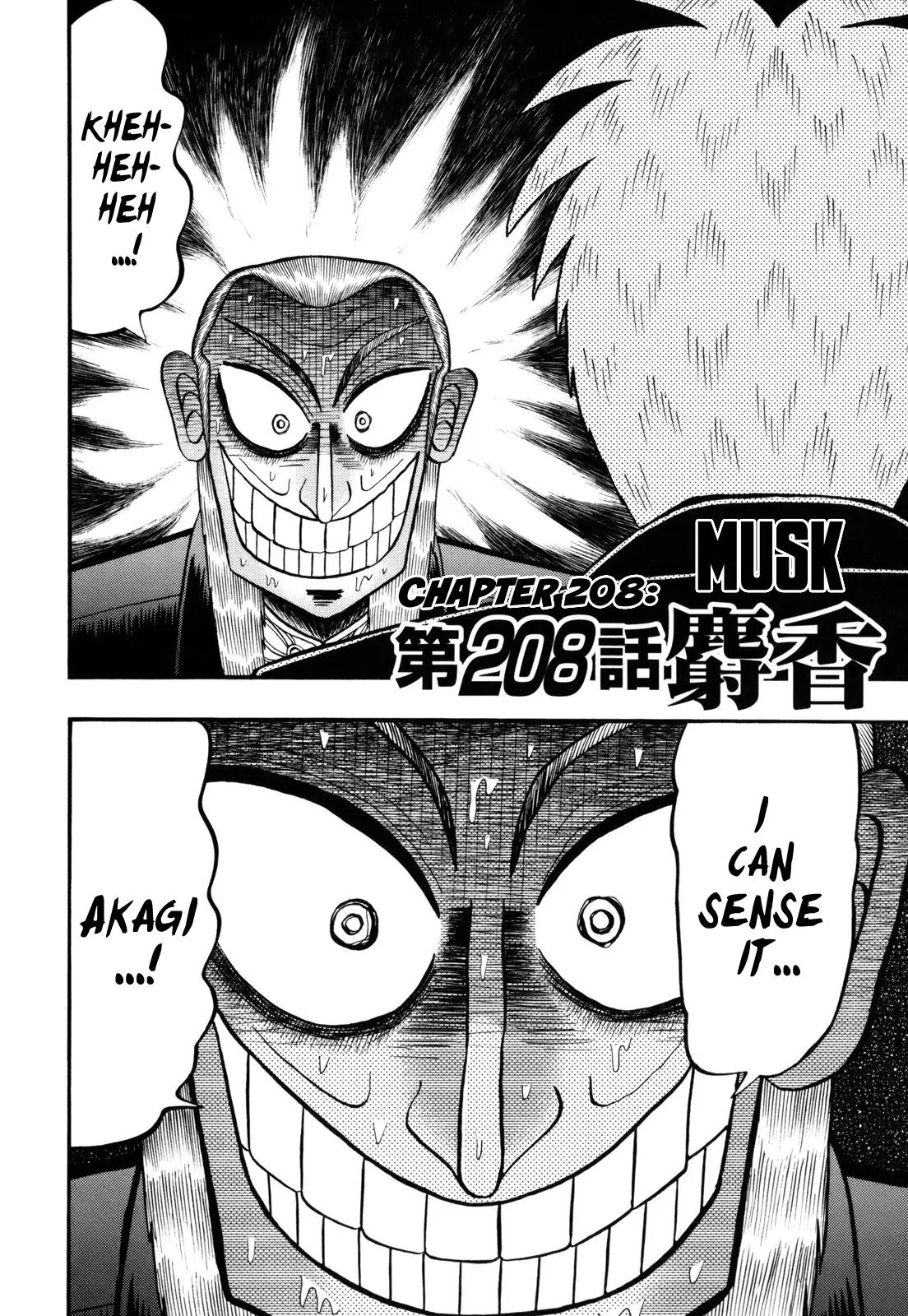 Akagi Chapter 208 page 1 - Chapter 208: Musk
