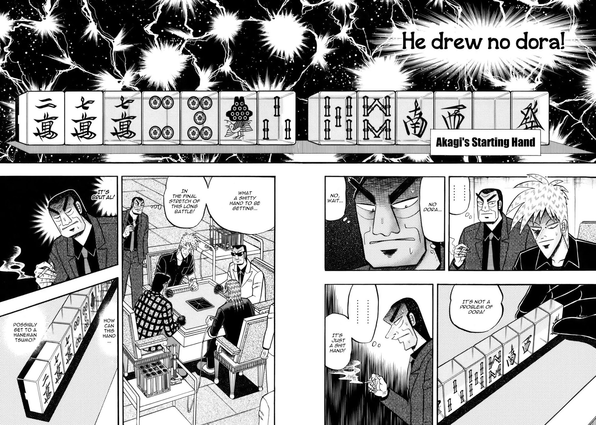 Akagi Chapter 215 page 15 - Chapter 215: Garbage Hand