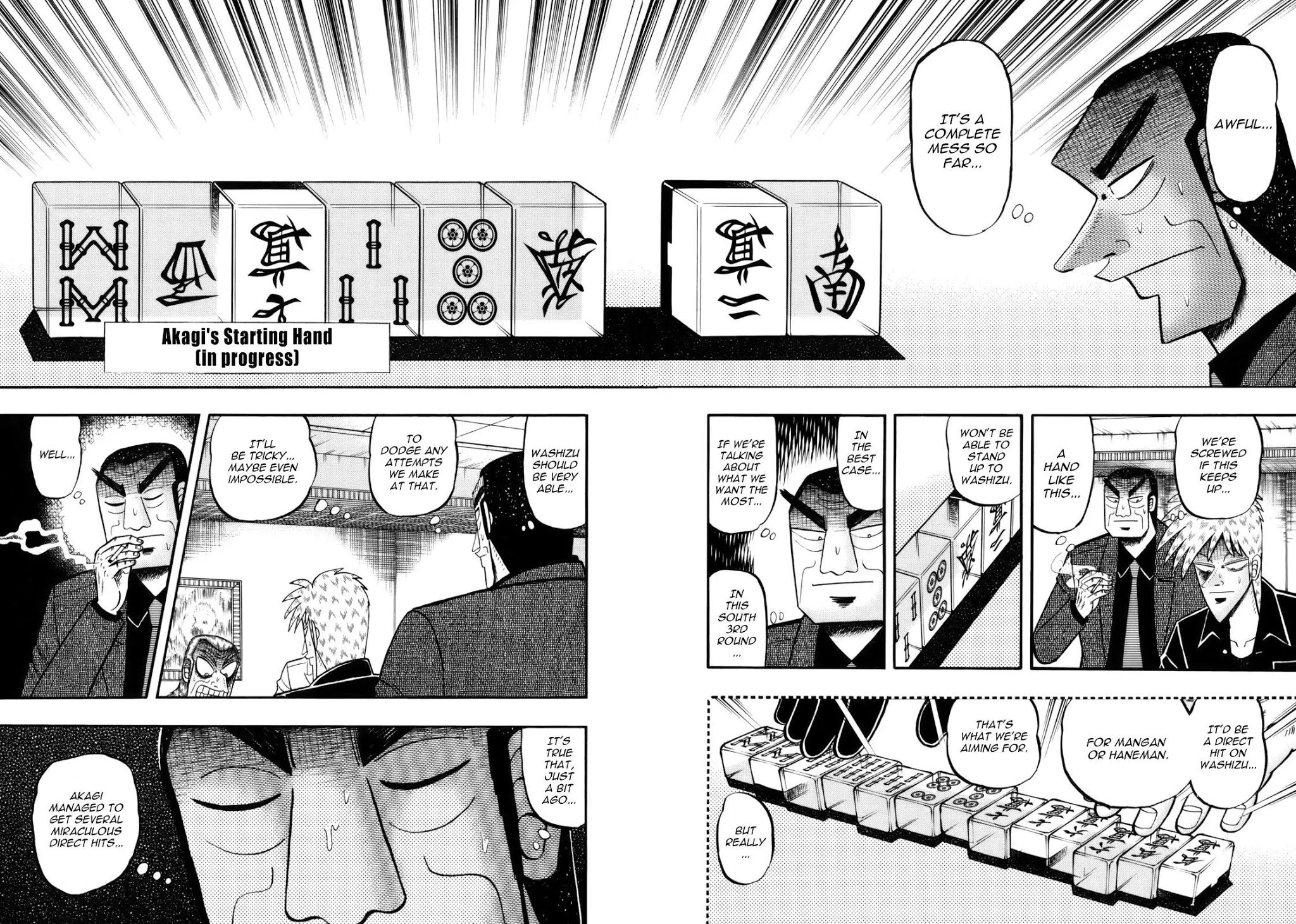 Akagi Chapter 215 page 5 - Chapter 215: Garbage Hand