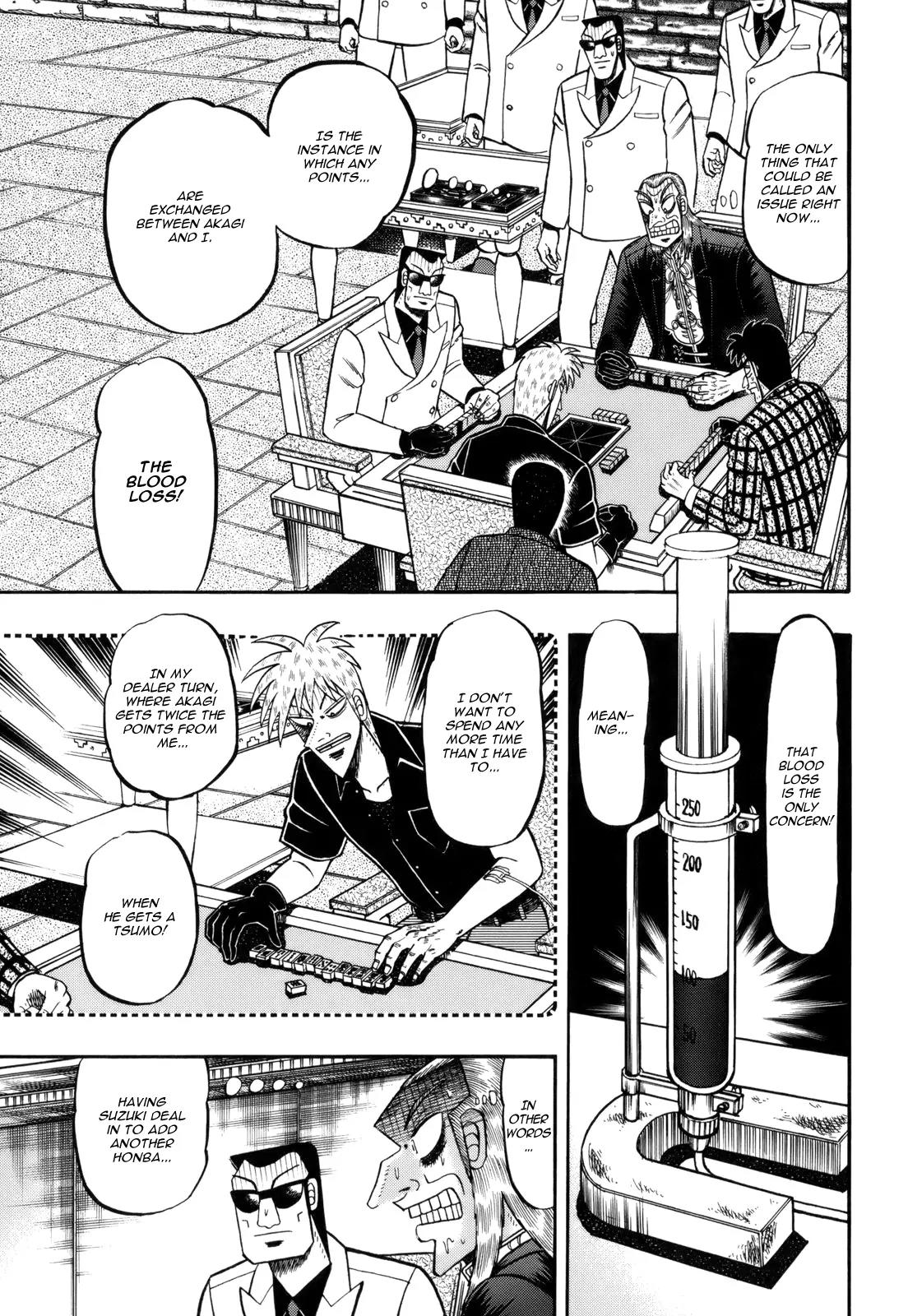 Akagi Chapter 218 page 9 - Chapter 218: Two Tiles