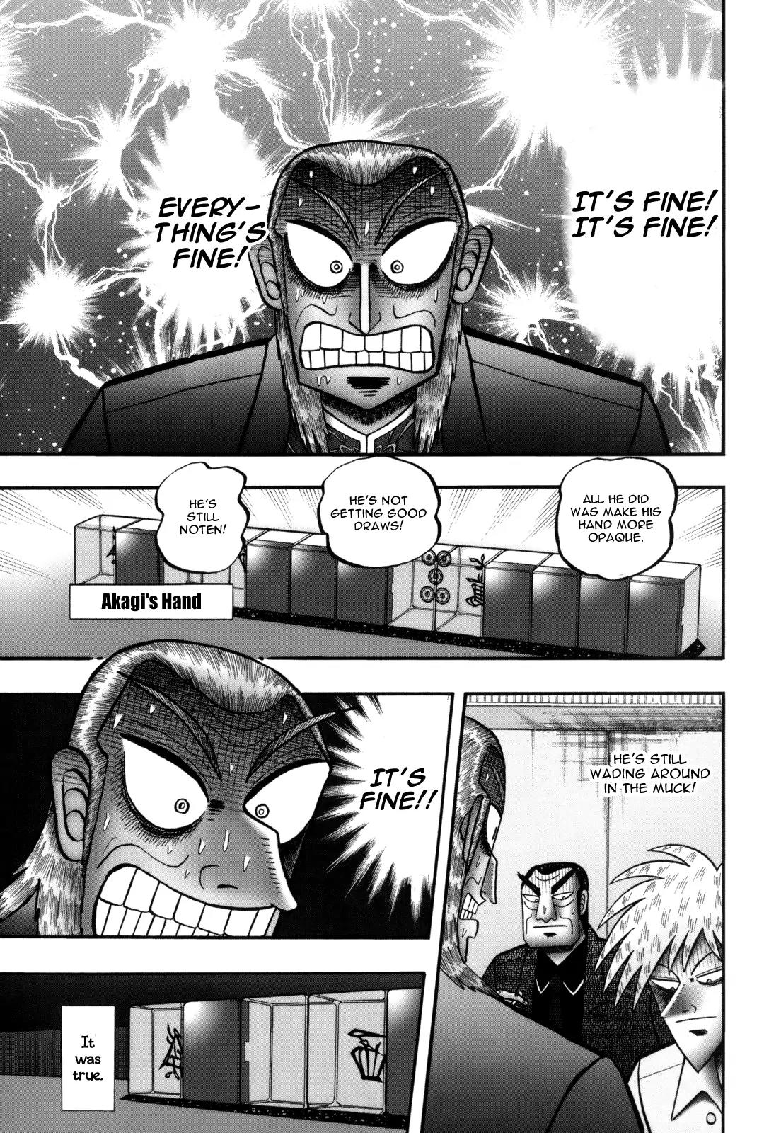 Akagi Chapter 221 page 1 - Chapter 221: Total Change