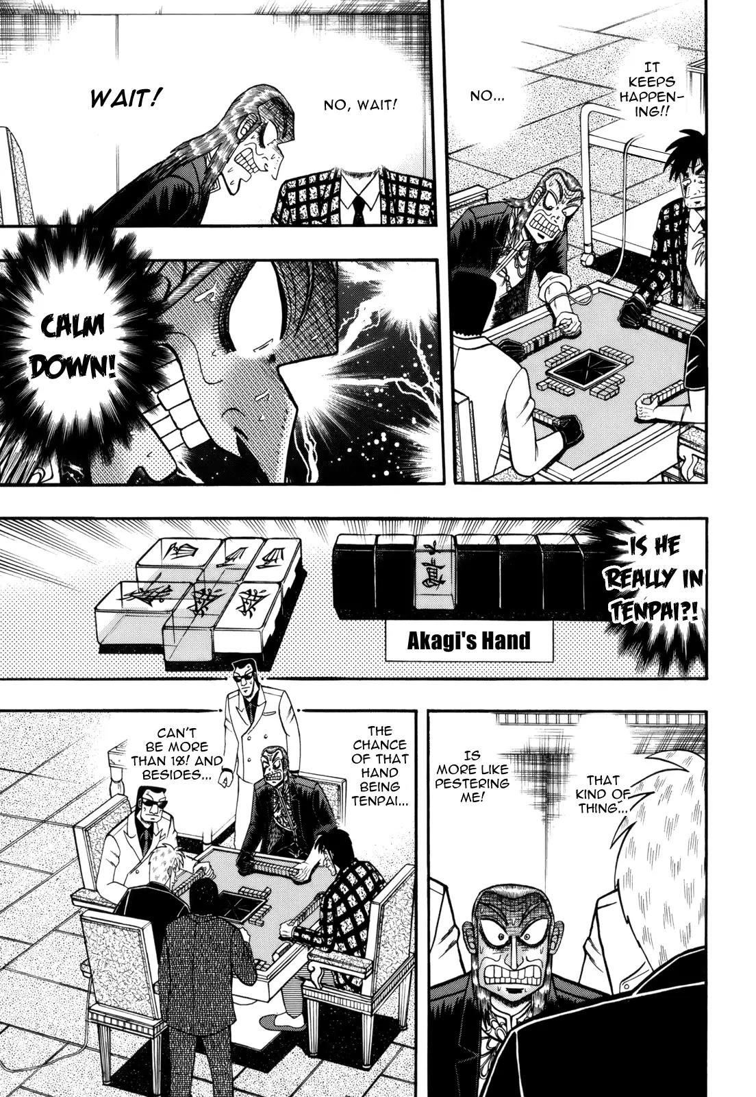 Akagi Chapter 221 page 15 - Chapter 221: Total Change