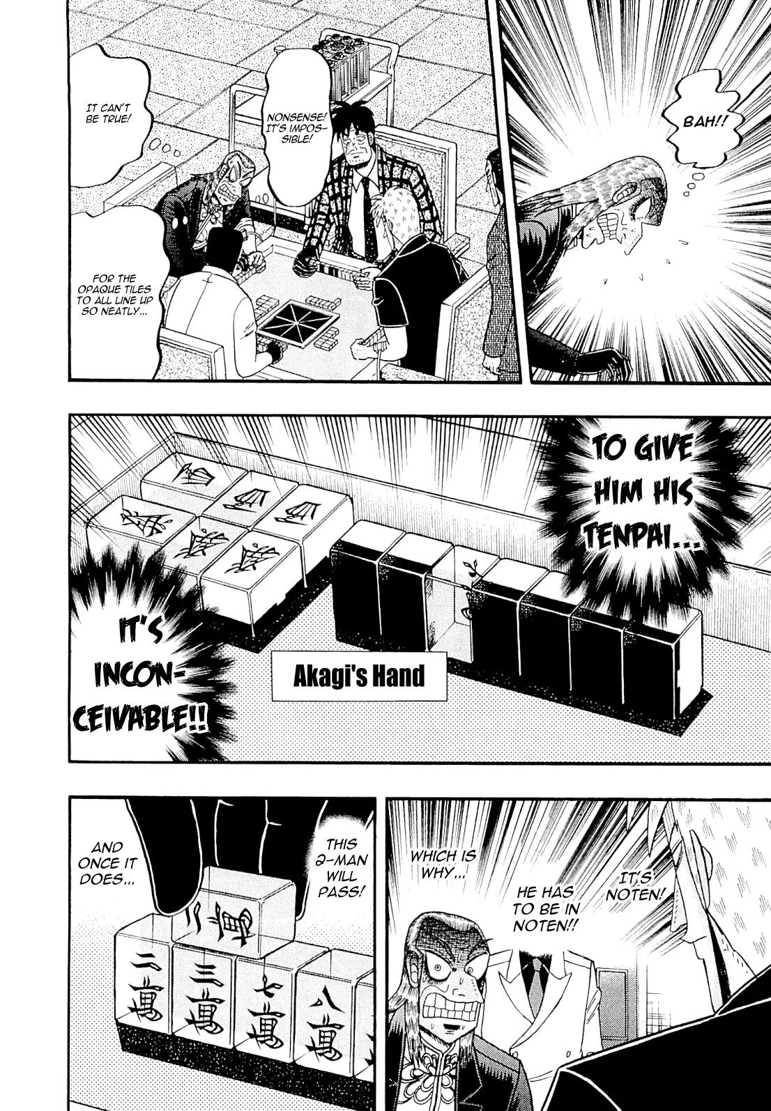 Akagi Chapter 222 page 14 - Chapter 222: Line of Fire