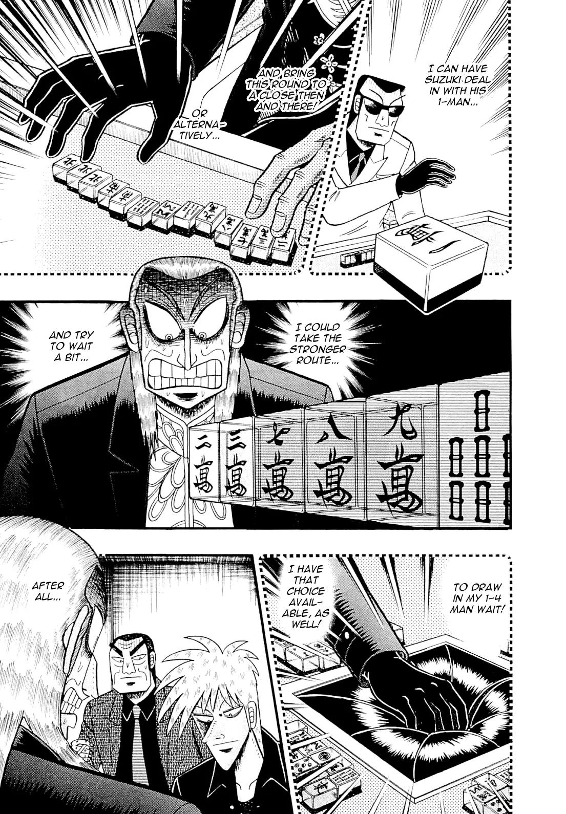Akagi Chapter 222 page 15 - Chapter 222: Line of Fire