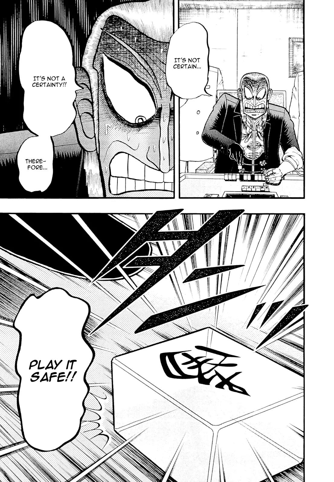Akagi Chapter 222 page 22 - Chapter 222: Line of Fire