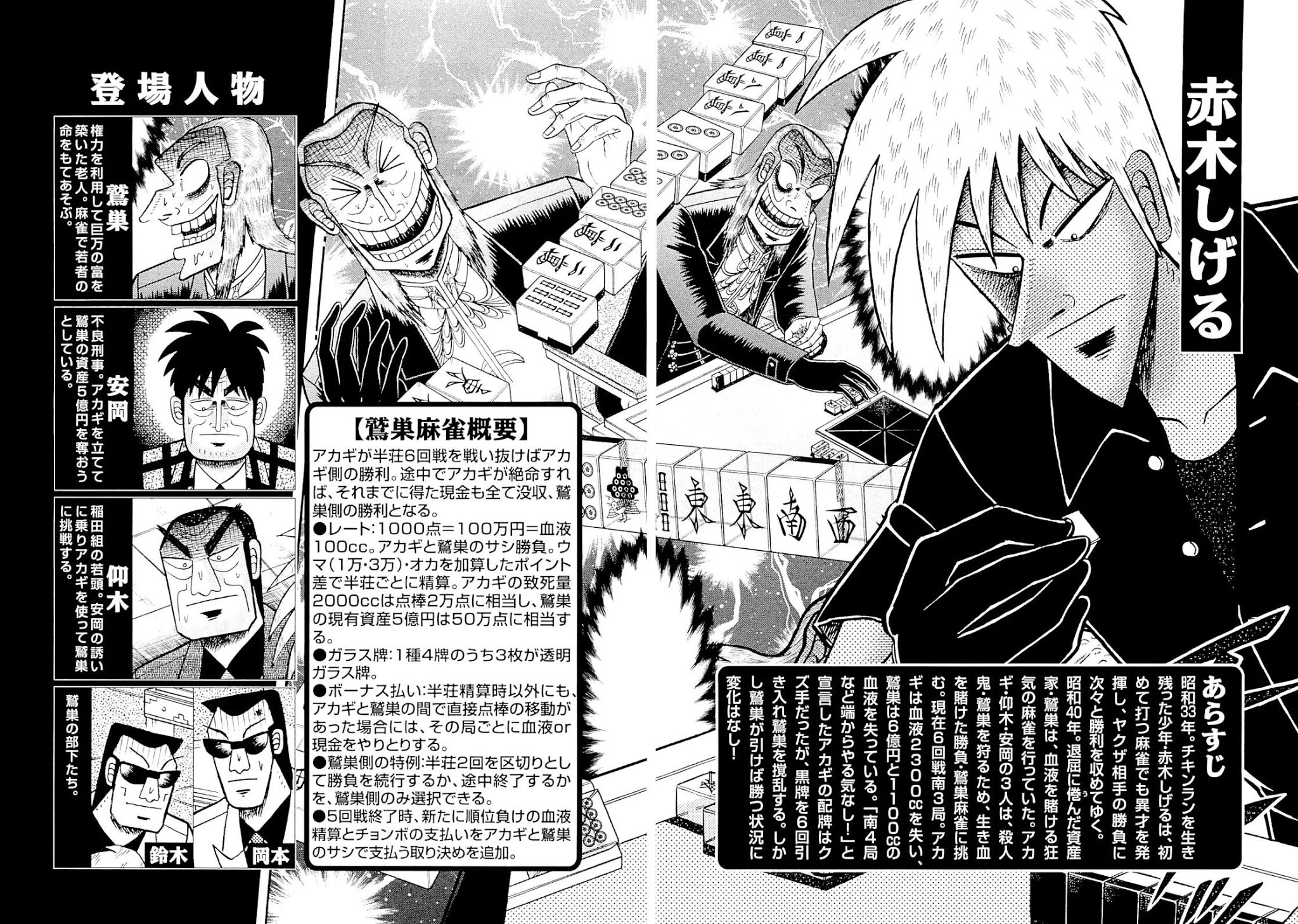 Akagi Chapter 222 page 6 - Chapter 222: Line of Fire