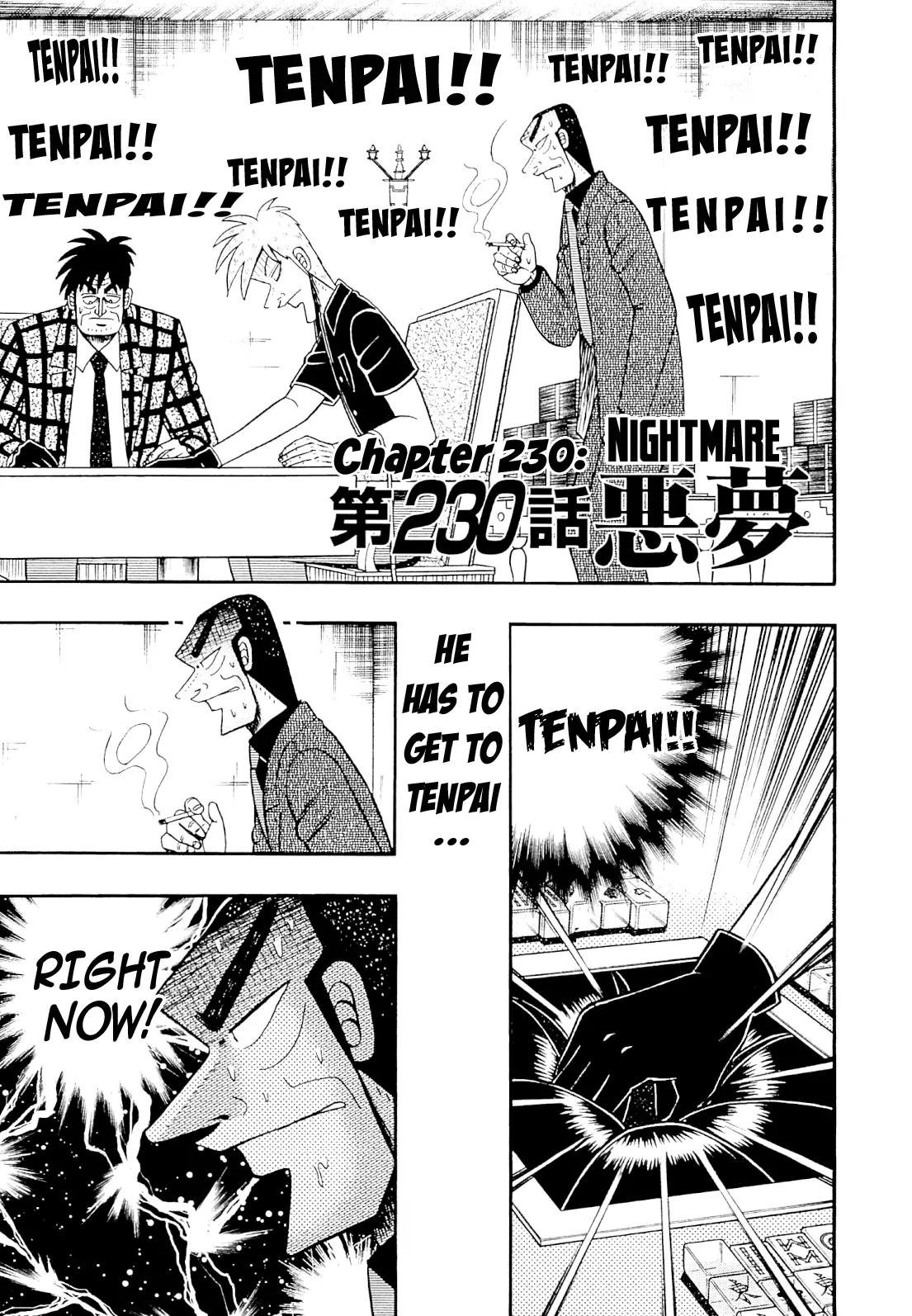 Akagi Chapter 230 page 1 - Chapter 230: Nightmare