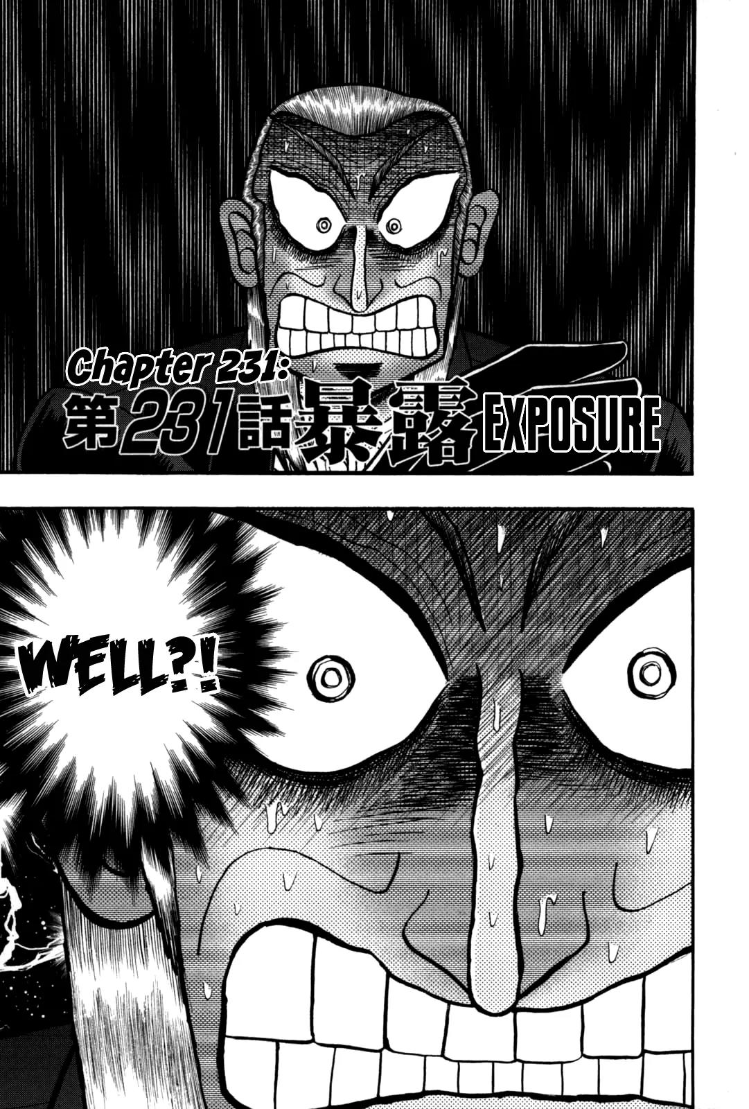Akagi Chapter 231 page 9 - Chapter 231: Exposure