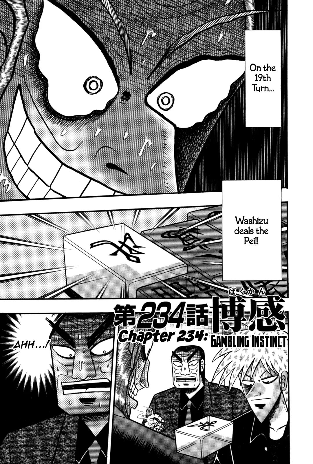 Akagi Chapter 234 page 1 - Chapter 234: Gambling Instinct