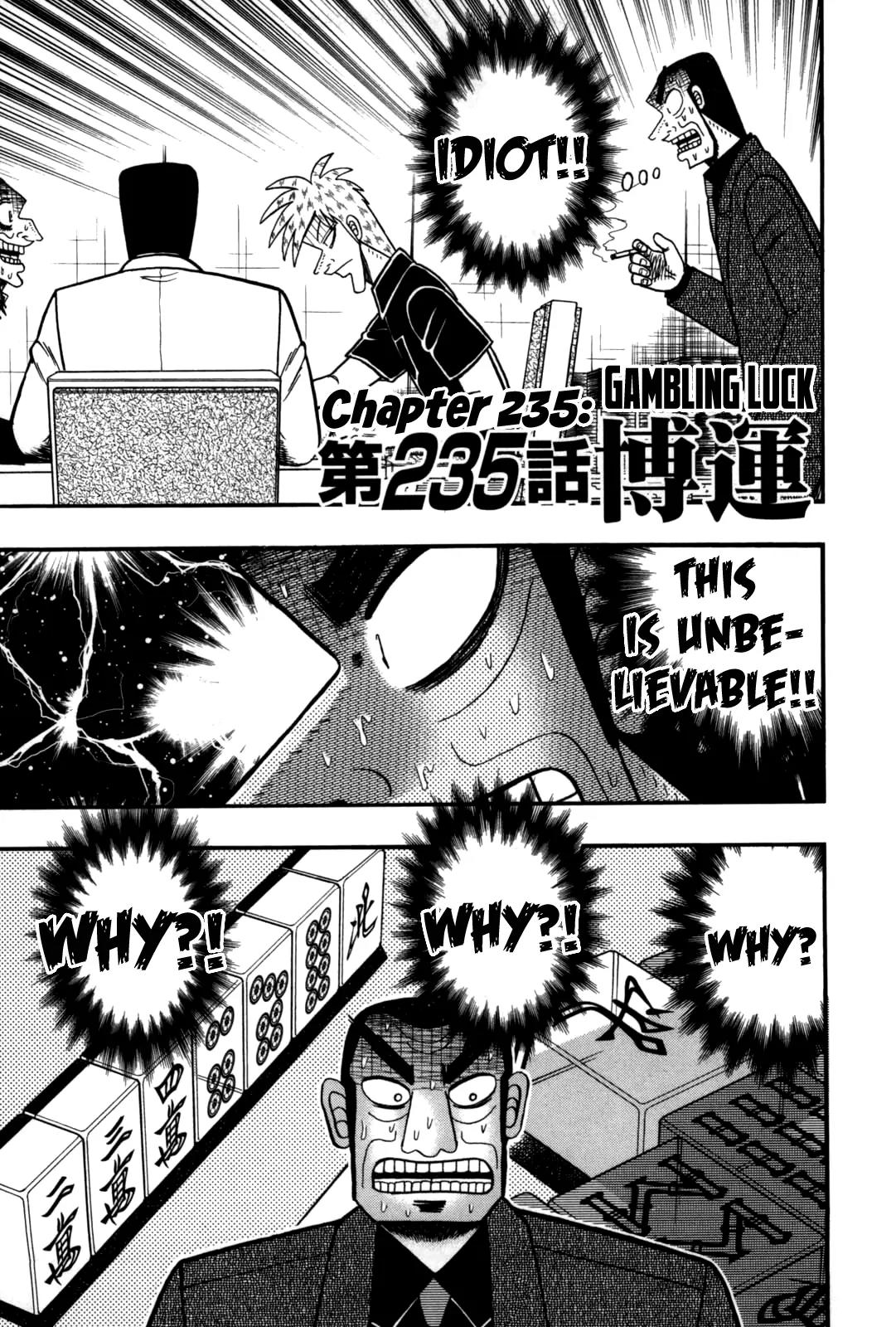 Akagi Chapter 235 page 1 - Chapter 235: Gambling Luck