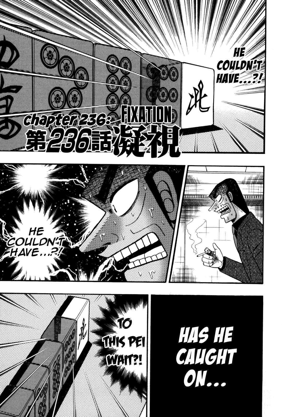 Akagi Chapter 236 page 1 - Chapter 236: Fixation