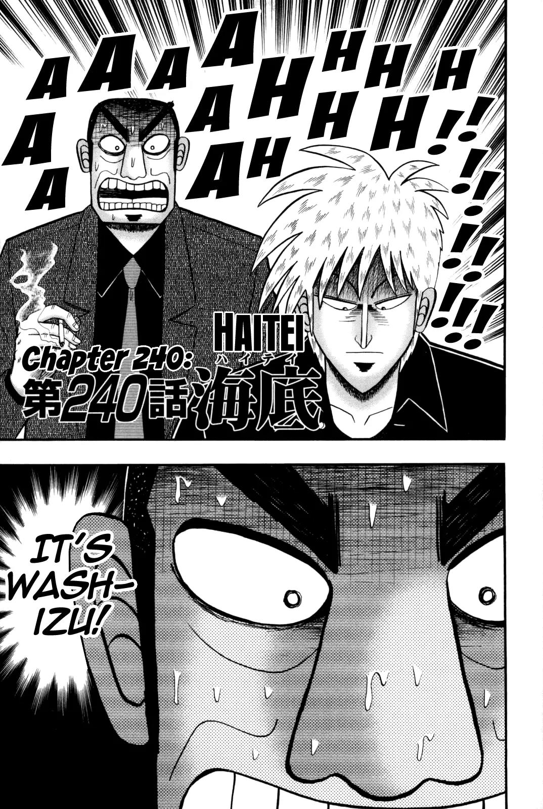Akagi Chapter 240 page 9 - Chapter 240: Haitei