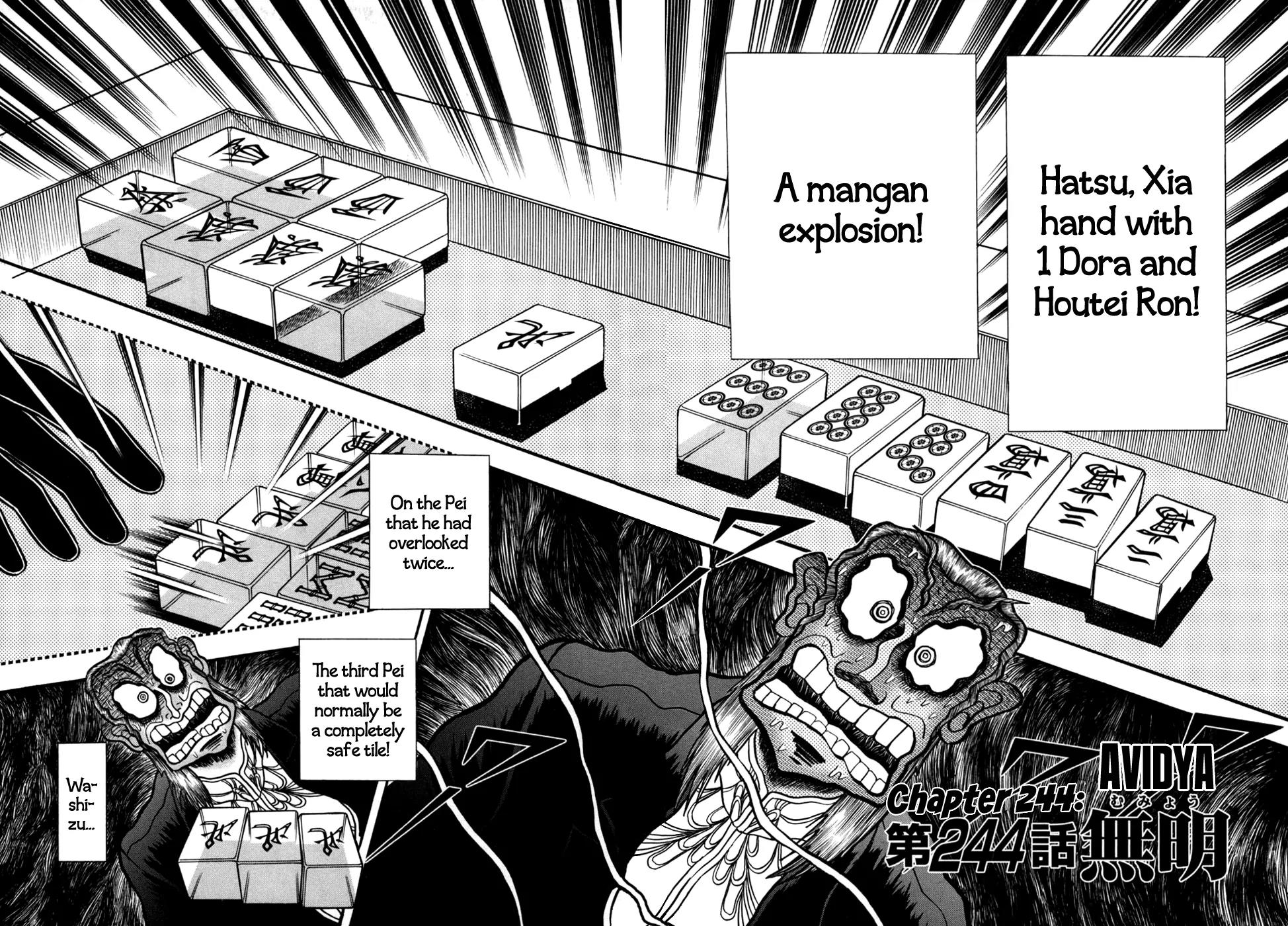 Akagi Chapter 244 page 2 - Chapter 244: Avidya
