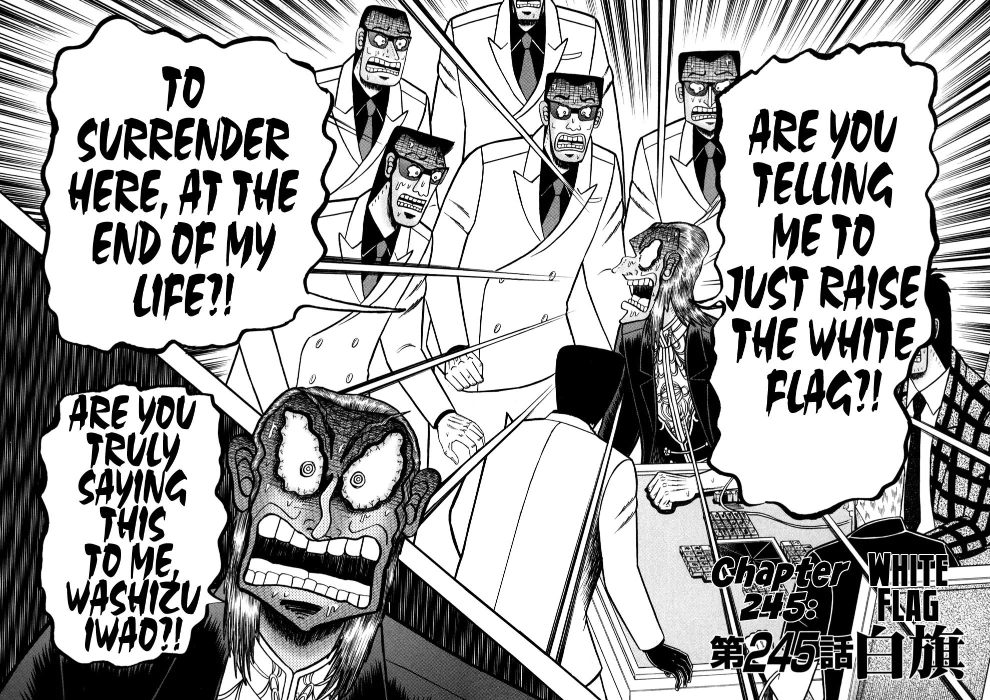 Akagi Chapter 245 page 2 - Chapter 245: White Flag