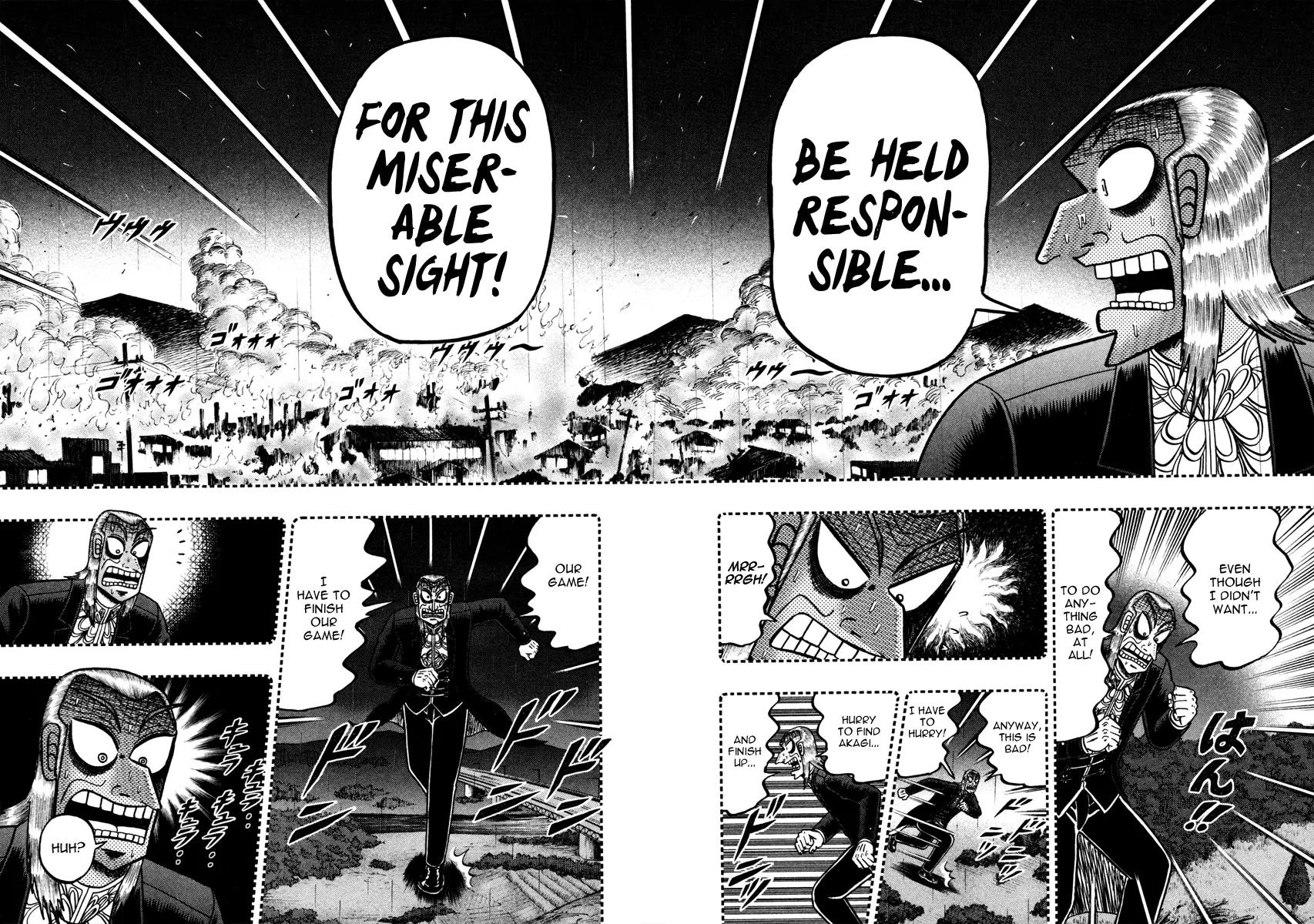 Akagi Chapter 257 page 10 - Chapter 257: Miserable Sight