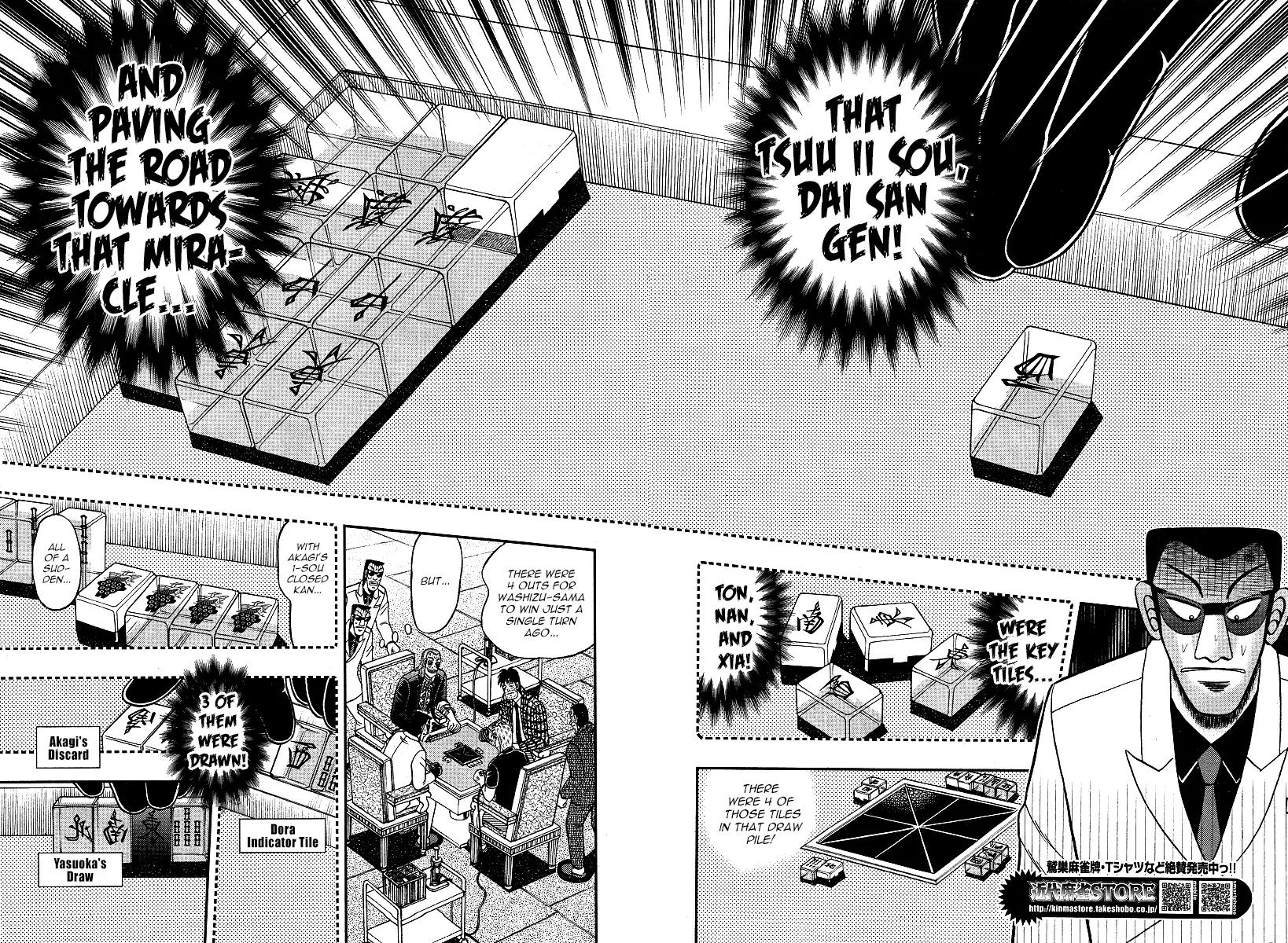 Akagi Chapter 286 page 15 - Chapter 286