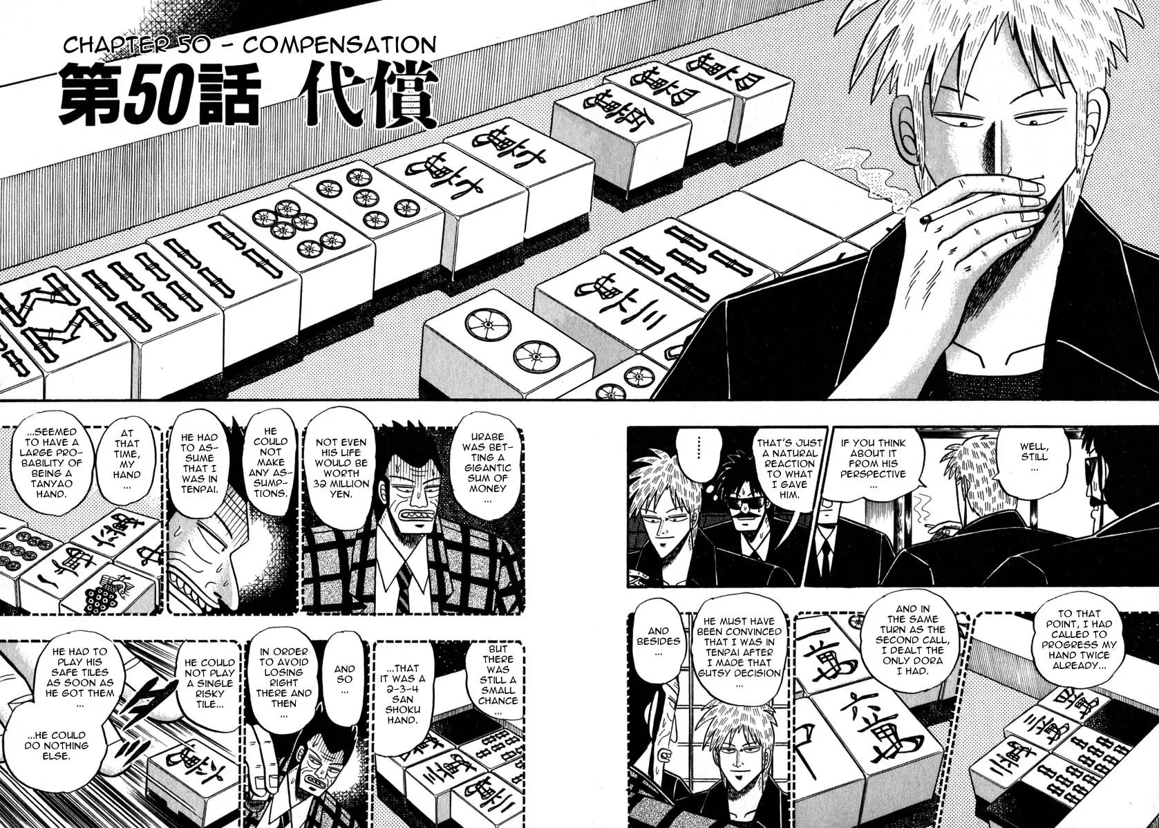 Akagi Chapter 50 page 2 - Chapter 50: Compensation