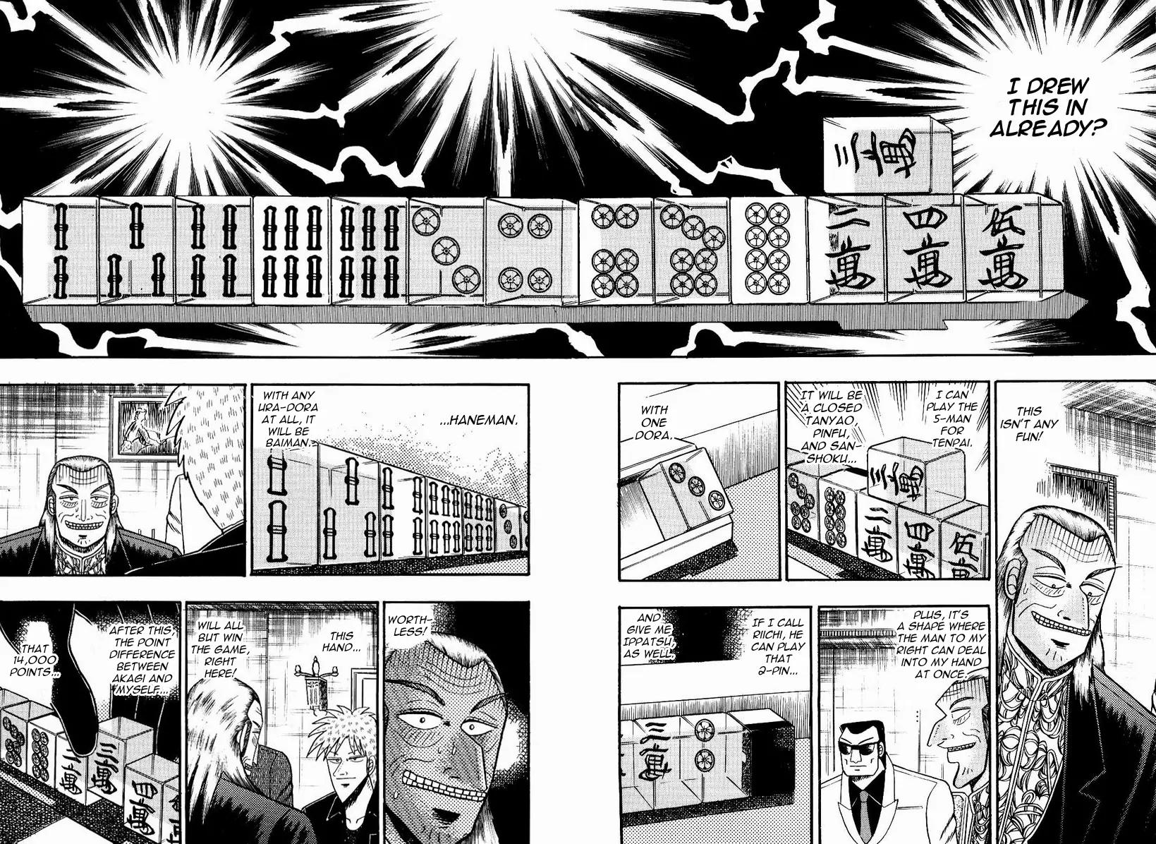 Akagi Chapter 74 page 17 - Chapter 74: Drawing Blood