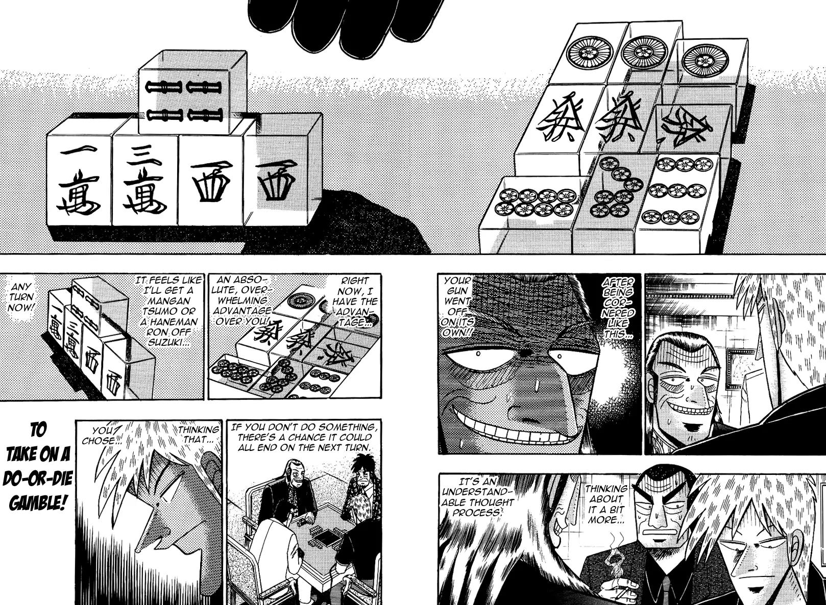 Akagi Chapter 90 page 7 - Chapter 90: Accidental Gunfire