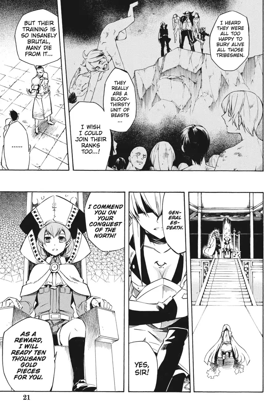 Akame ga Kill! Chapter 10 page 22 - Chapter 10: Kill the Sadness