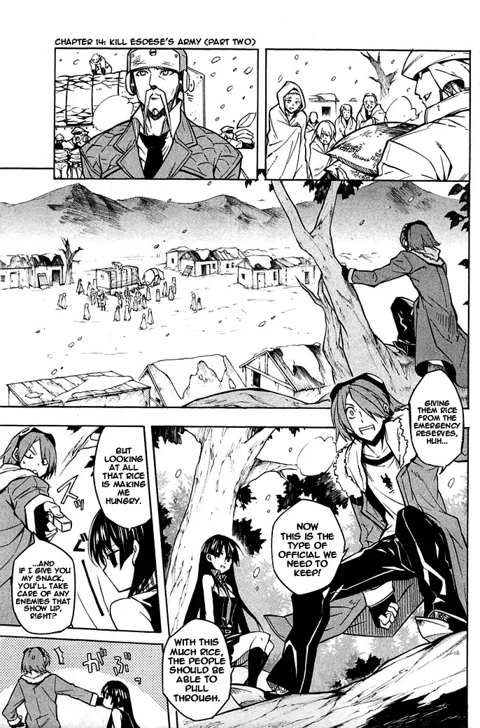 Akame ga Kill! Chapter 14 page 1 - Chapter 14 : Kill Esdese's Group (Part Two)