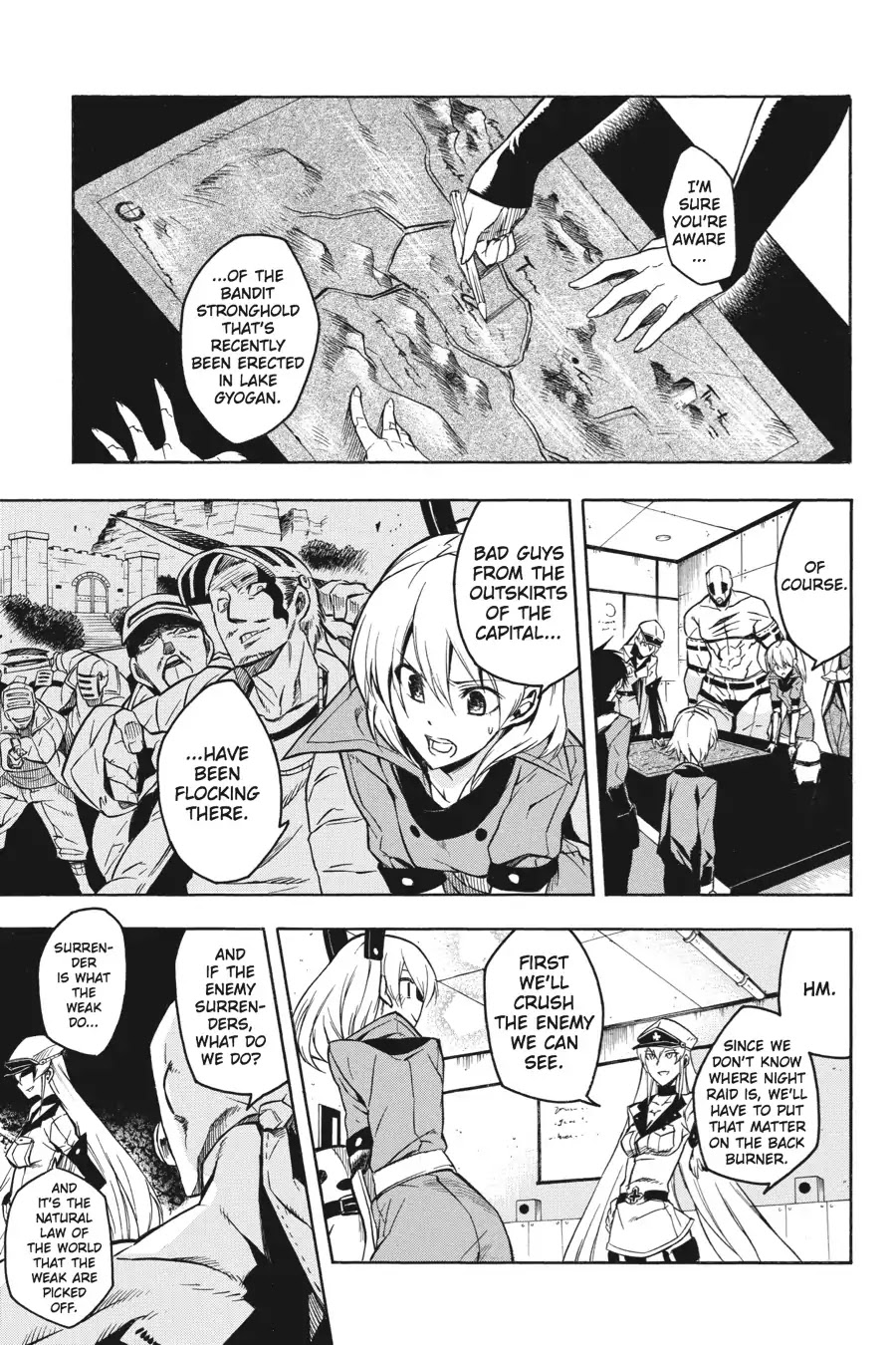Akame ga Kill! Chapter 17 page 9 - Chapter 17: Kill The Bandits