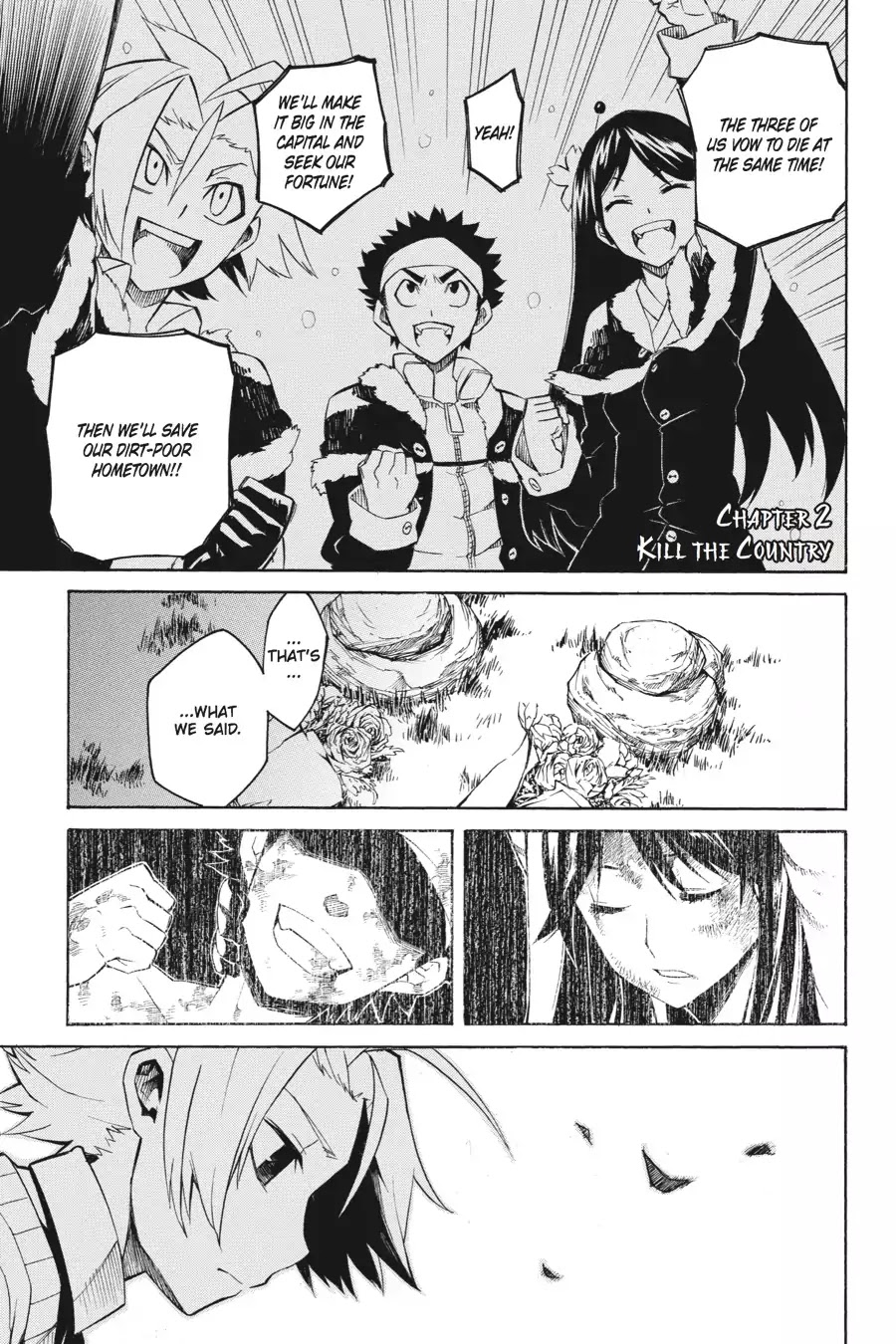 Akame ga Kill! Chapter 2 page 1 - Chapter 2: Kill The Country