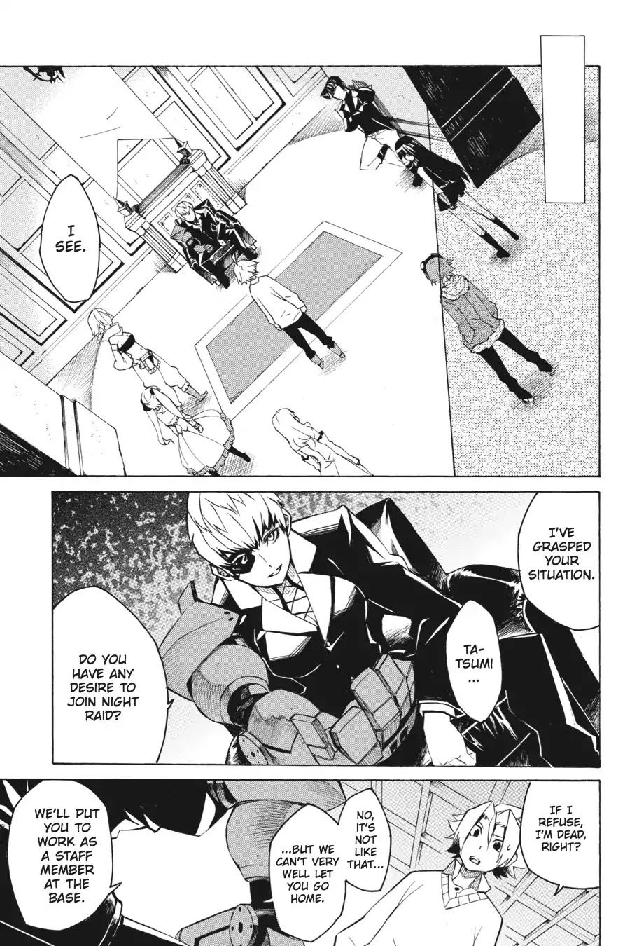 Akame ga Kill! Chapter 2 page 17 - Chapter 2: Kill The Country