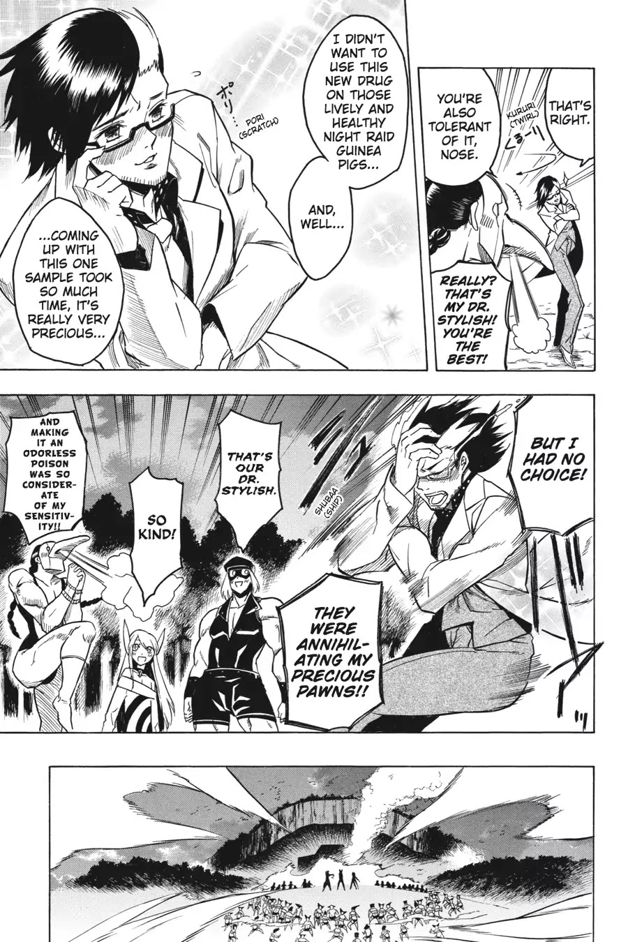 Akame ga Kill! Chapter 21 page 17 - Chapter 21: Kill The Mad Scientist