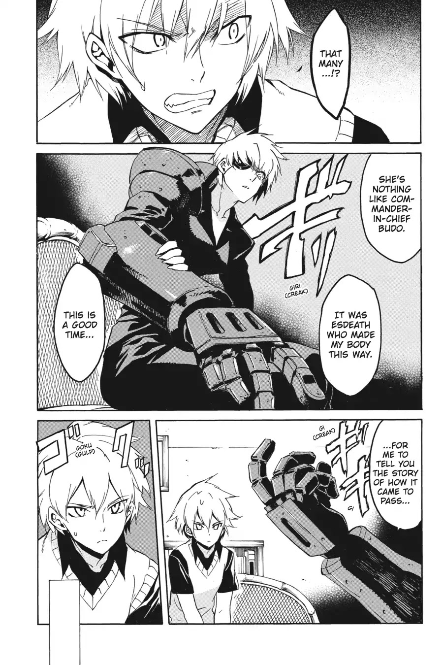 Akame ga Kill! Chapter 39 page 23 - Chapter 39: Kill The Trauma