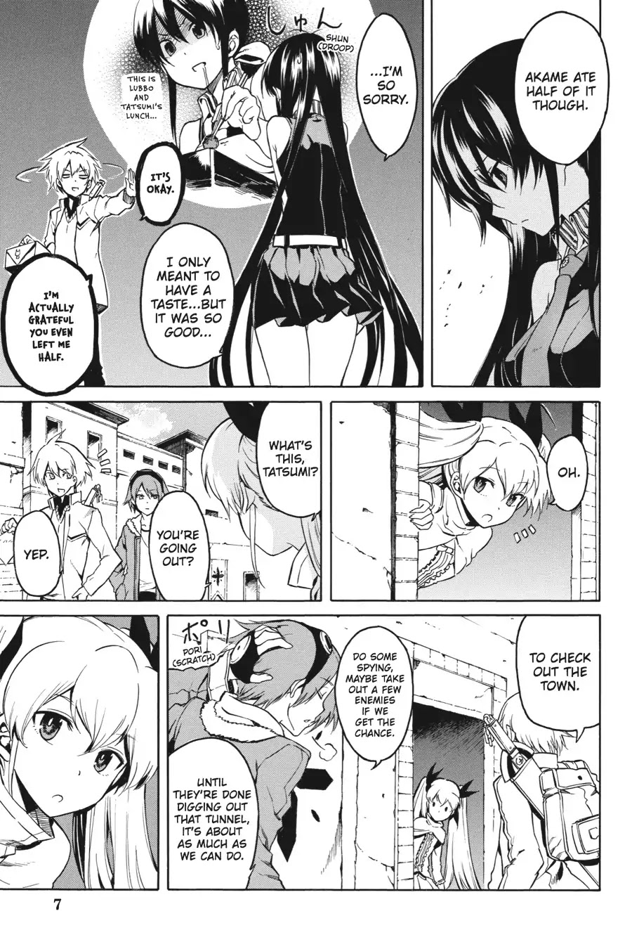 Akame ga Kill! Chapter 39 page 7 - Chapter 39: Kill The Trauma