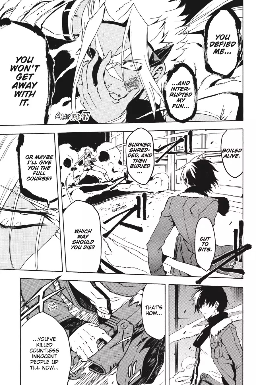 Akame ga Kill! Chapter 47 page 1 - Chapter 47: Kill The Vengeance (Part 1)