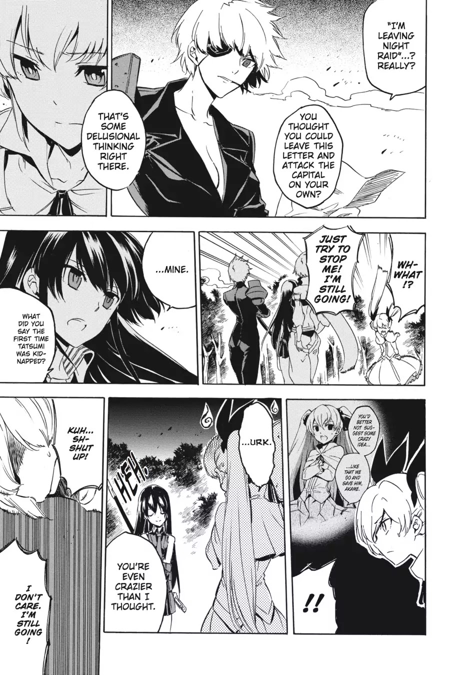 Akame ga Kill! Chapter 53 page 11 - Chapter 53: Kill The Adversity (Part 1)