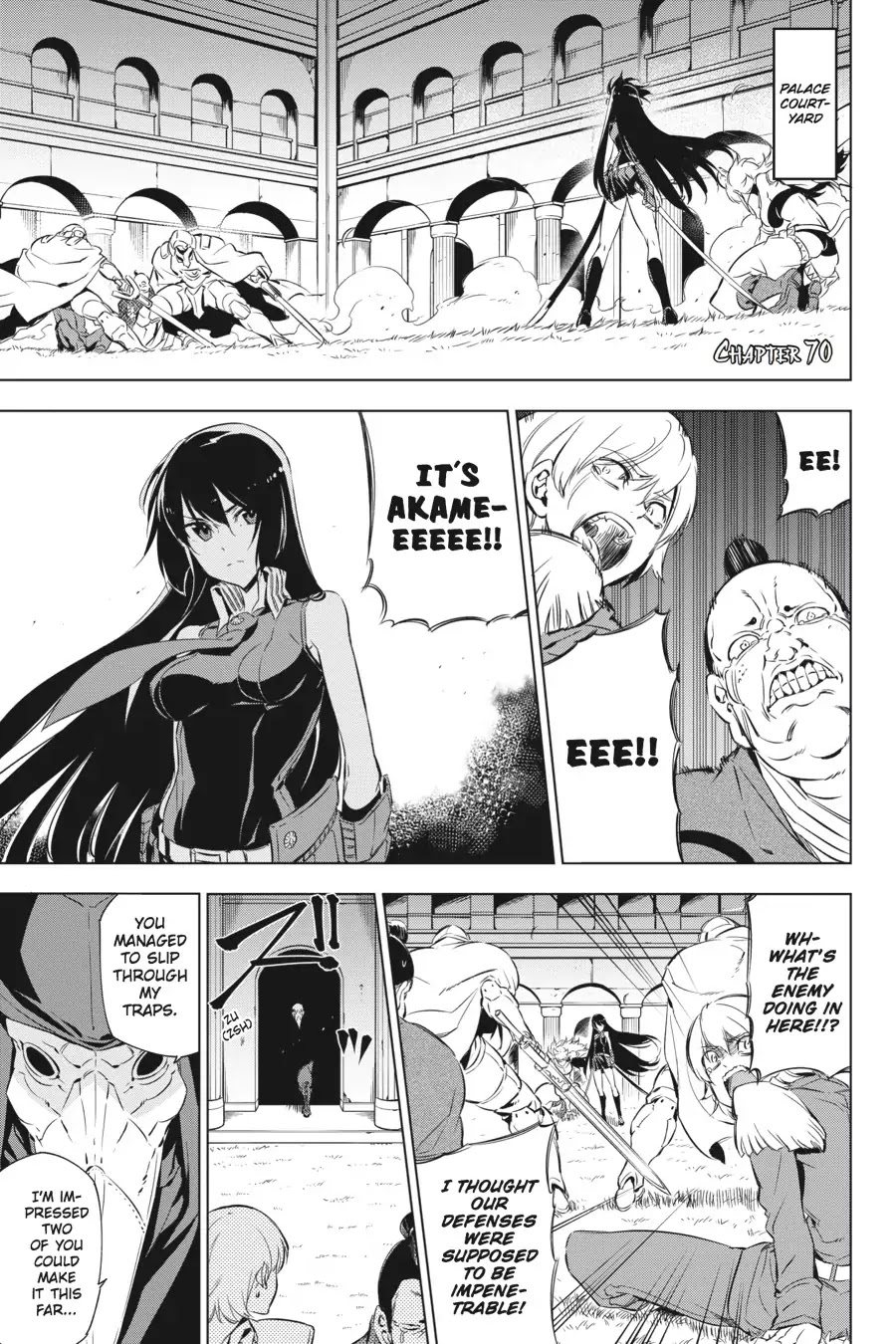 Akame ga Kill! Chapter 70 page 1 - Chapter 70: Kill The Melee (Part II)