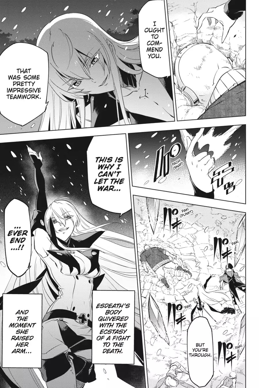 Akame ga Kill! Chapter 76 page 33 - Chapter 76: Kill Esdeath (Part II)