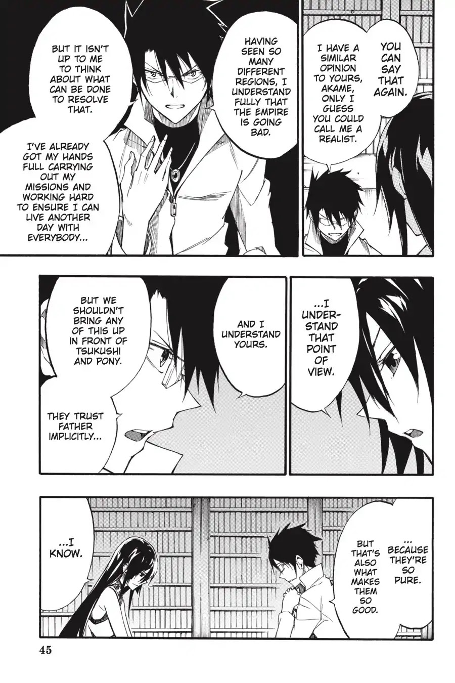 Akame ga Kiru! Zero Chapter 44 page 19 - Chapter 44: A Talk